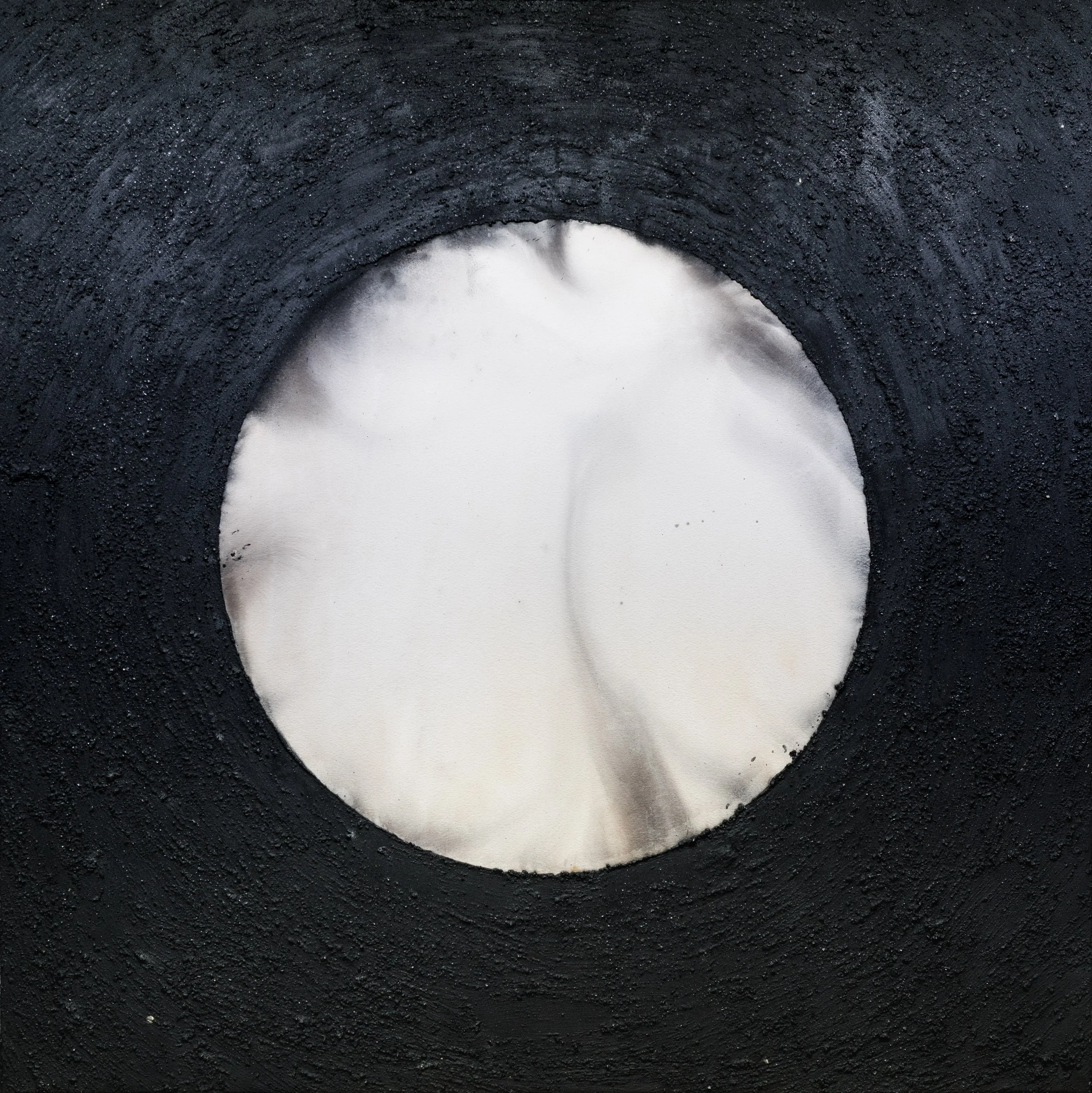 Constellate - 2
80 x 80 in. (1.5 in. depth)
Medium: Acrylic, Appalachian coal, mixed media on stretched canvas
2025