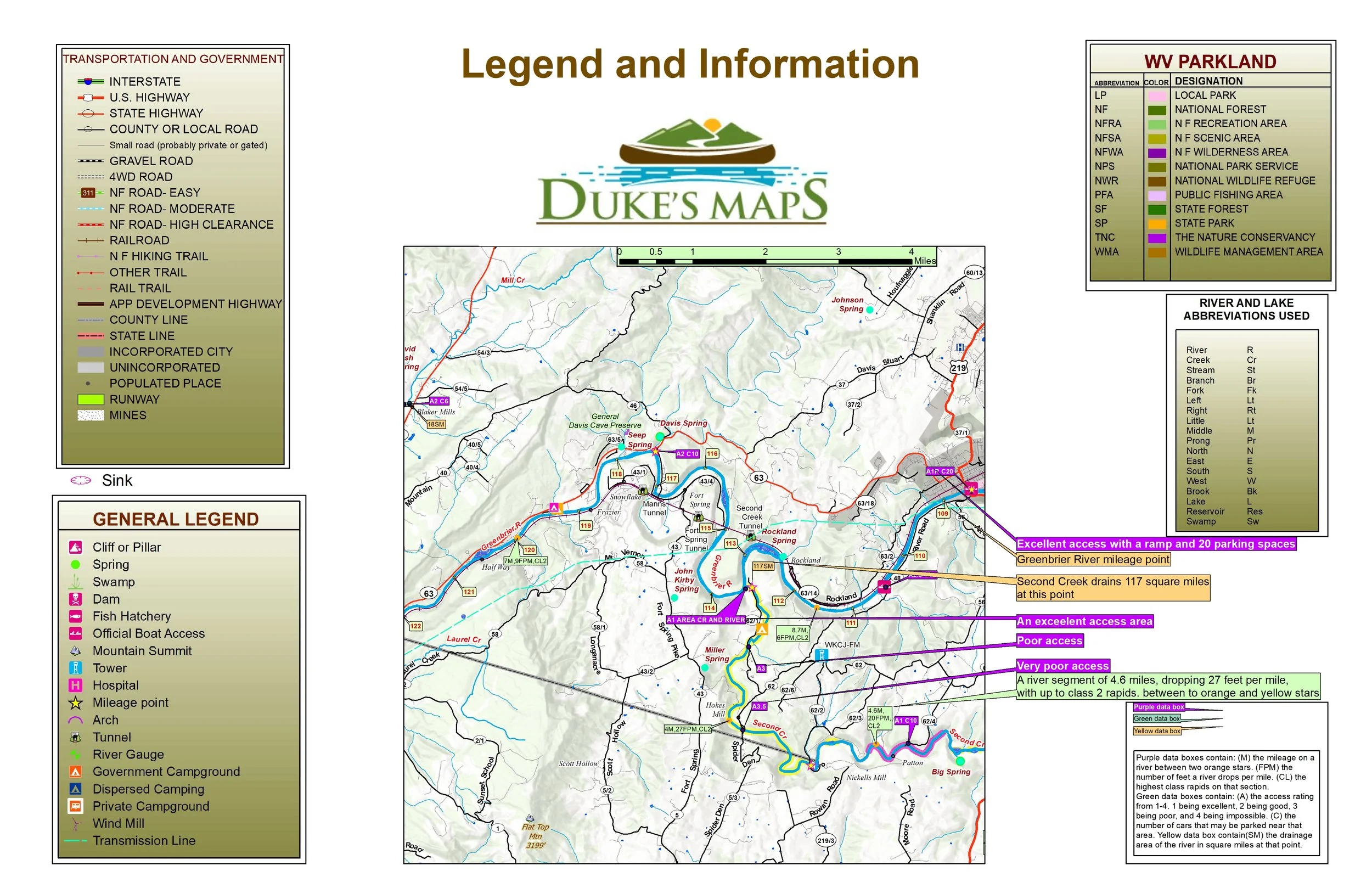 GREENBRIER RIVER LEGEND