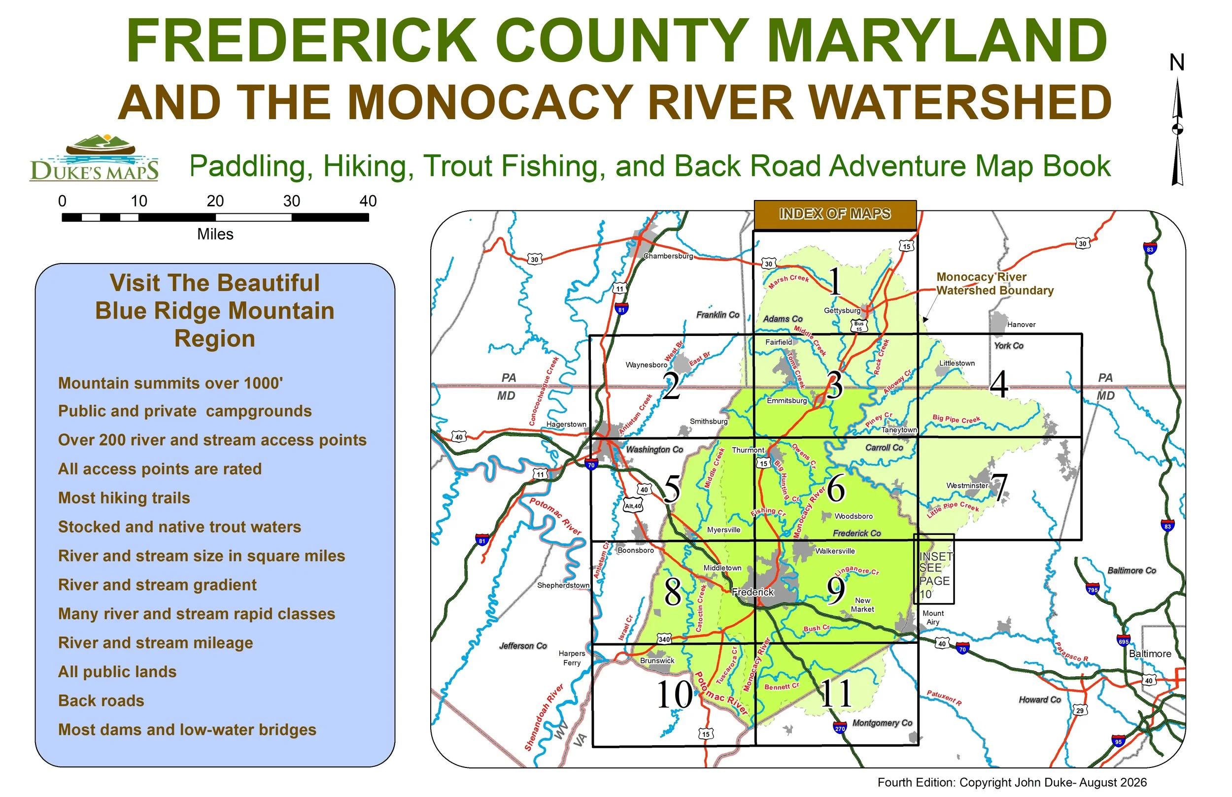 FREDERICK COUNTY MARYLAND AND THE MONOCACY RIVER WATERSHED