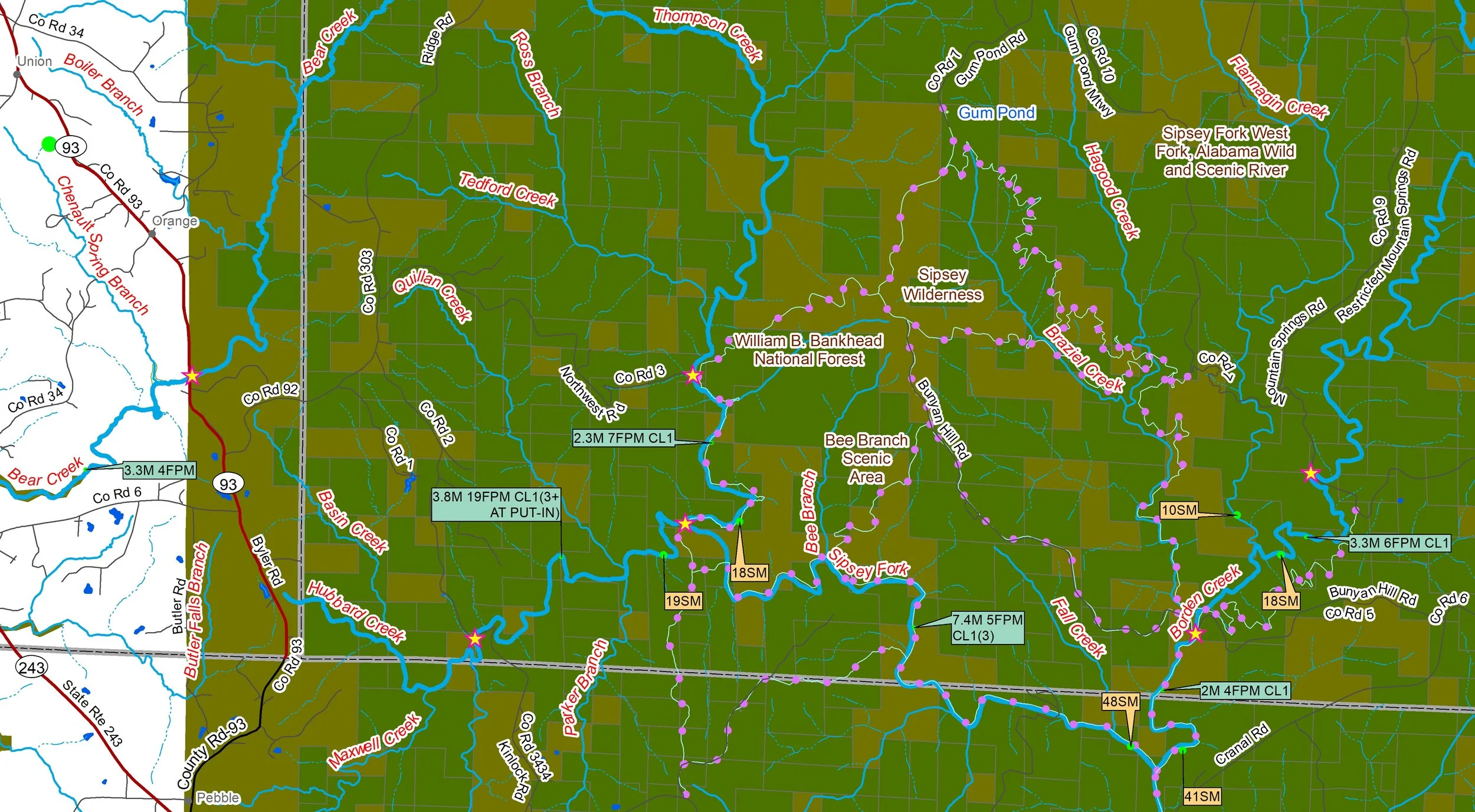 NORTH ALABAMA PADDLING SAMPLE PAGE