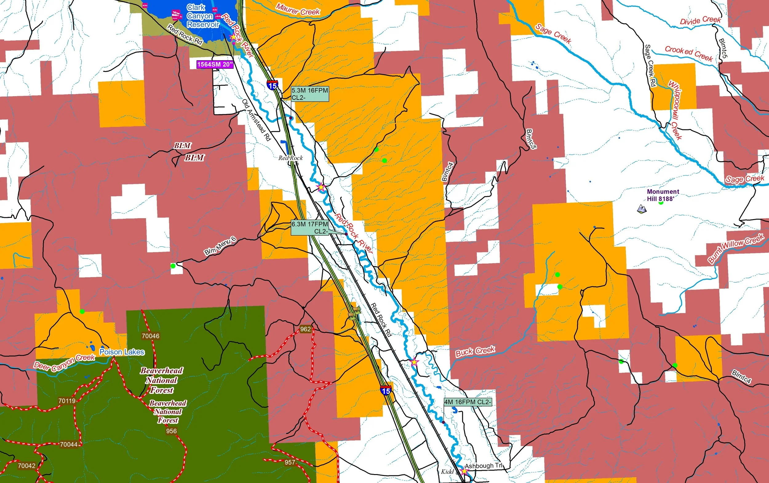 SOUTHEAST IDAHO SAMPLE MAP