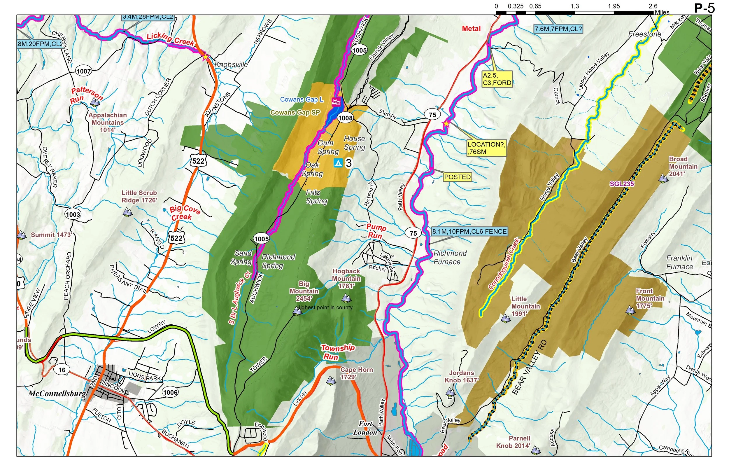 A SAMPLE PAGE PAGE TO THE FRANKLIN AND FULTON COUNTIES PENNSYLVANIA, WASHINGTON COUNTY MARYLAND MAP BOOK
