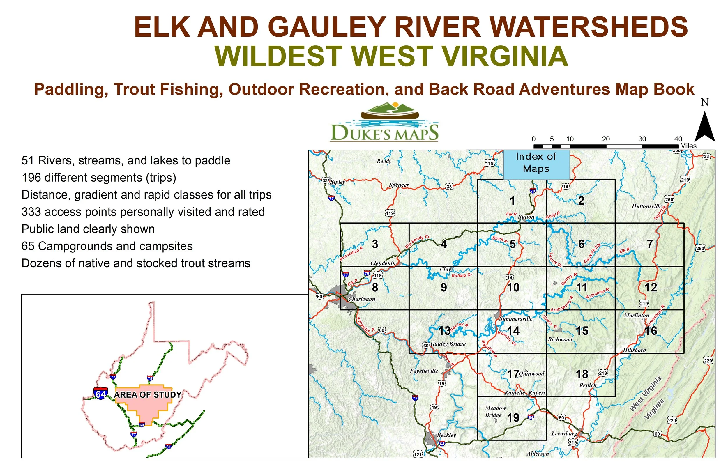 ELK AND GAULEY RIVER WATERSHEDS MAP BOOK