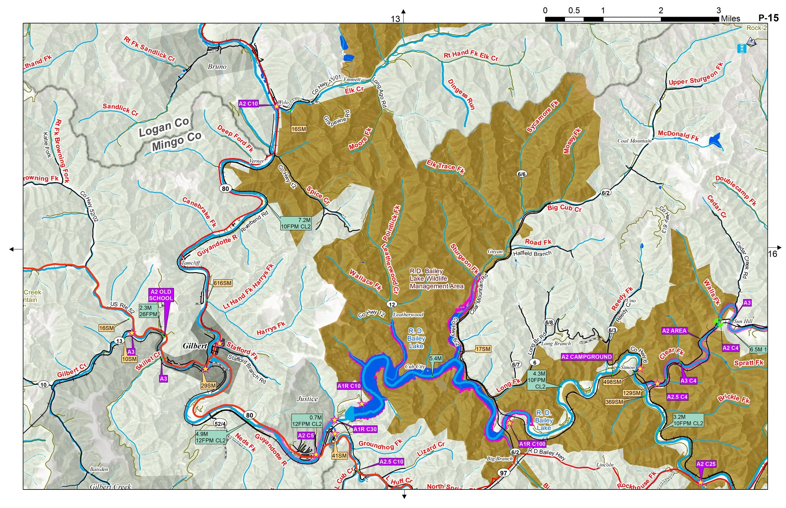 GUYANDOTTE AND TWELVEPOLE WATERSHEDS sample page