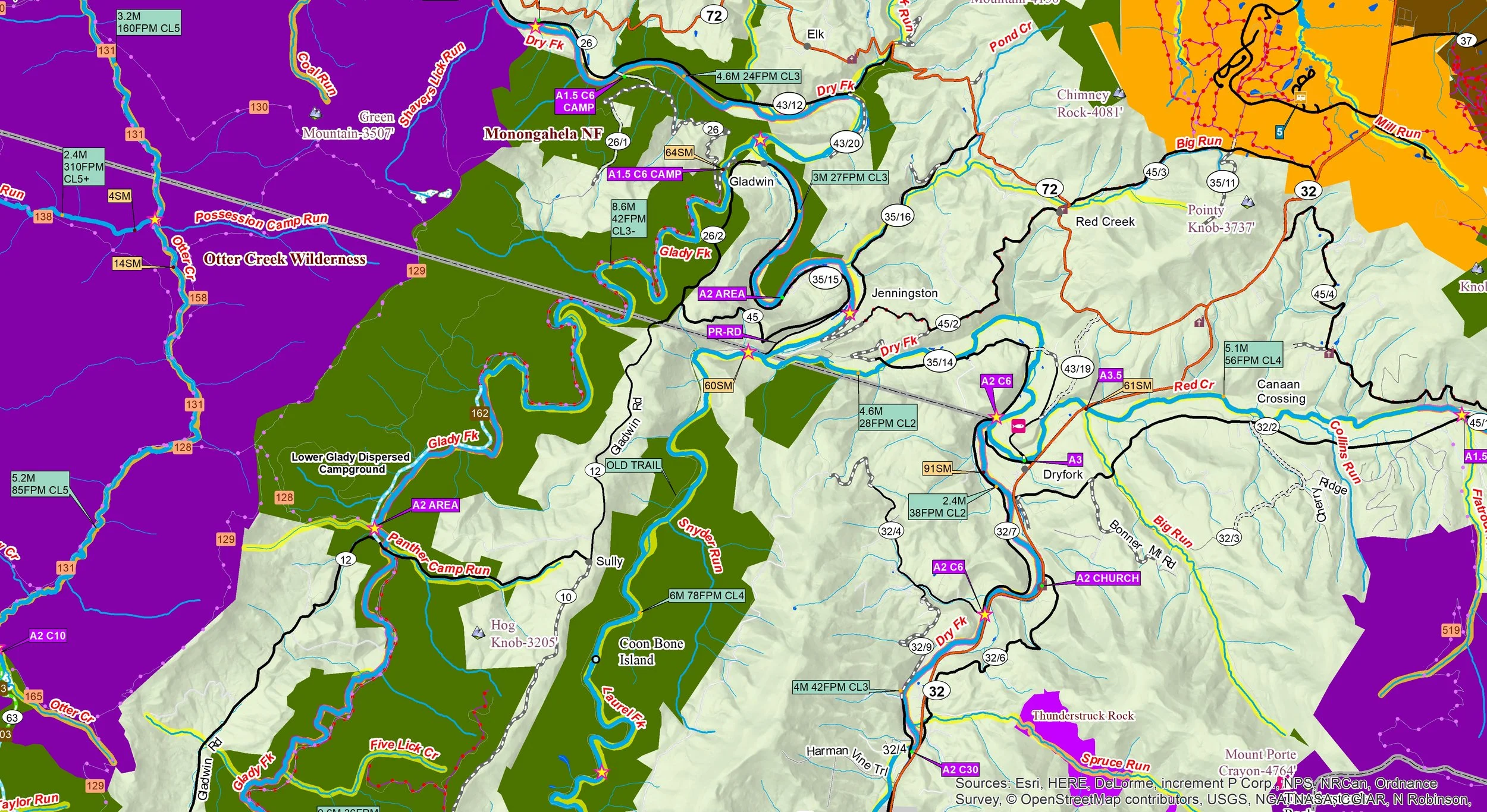 CHEAT AND TYGART VALLEY RIVER sample page