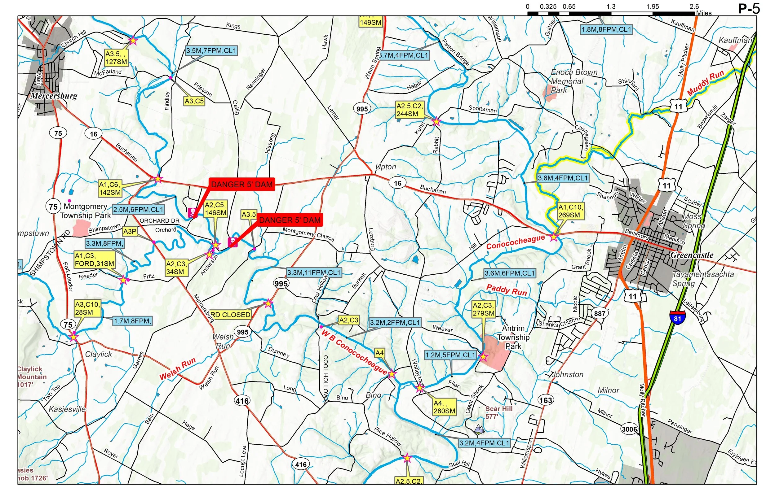 A SAMPLE PAGE TO THE FRANKLIN AND FULTON COUNTIES PENNSYLVANIA, WASHINGTON COUNTY MARYLAND MAP BOOK
