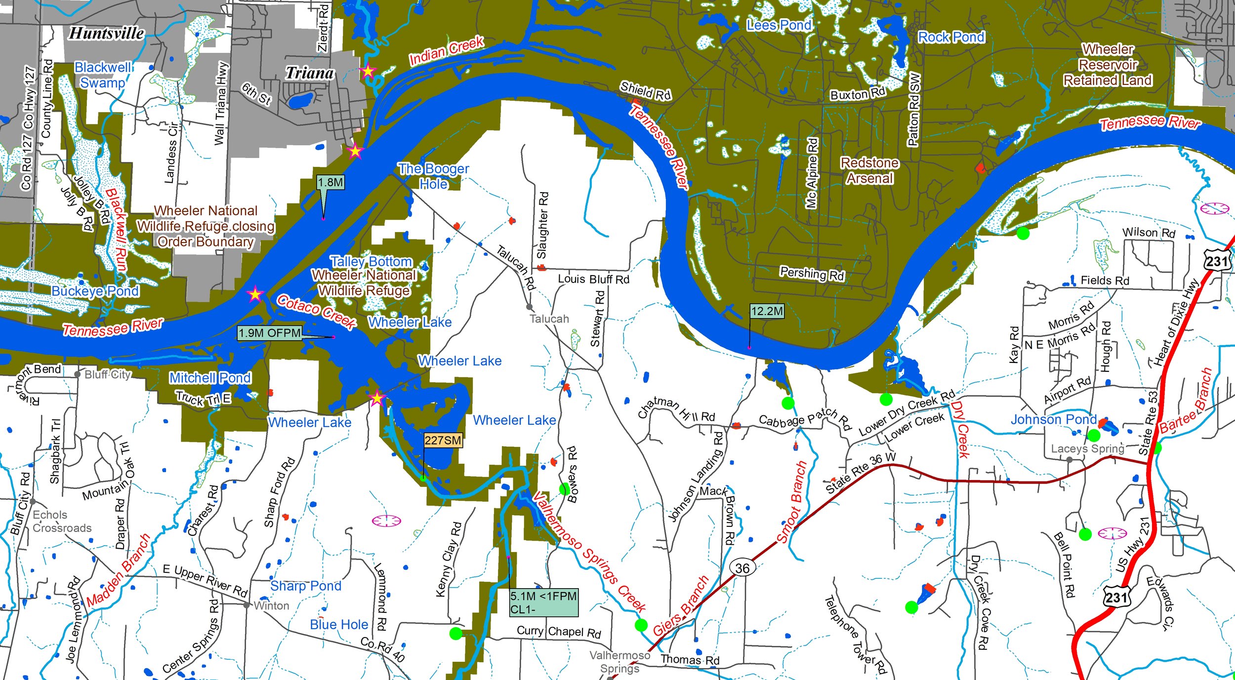 NORTH ALABAMA PADDLING SAMPLE PAGE
