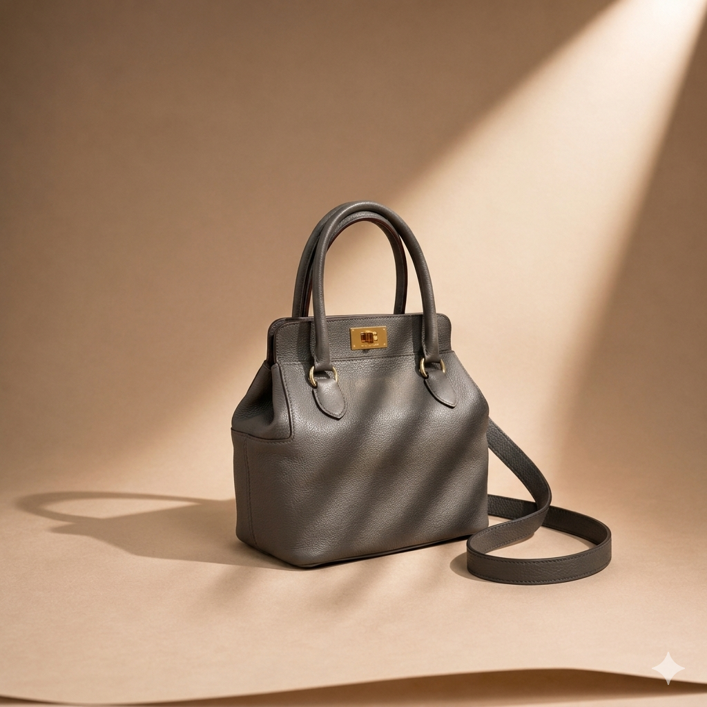 Hermès Toolbox 26 – Étain – Swift/Clemence – Gold Hardware