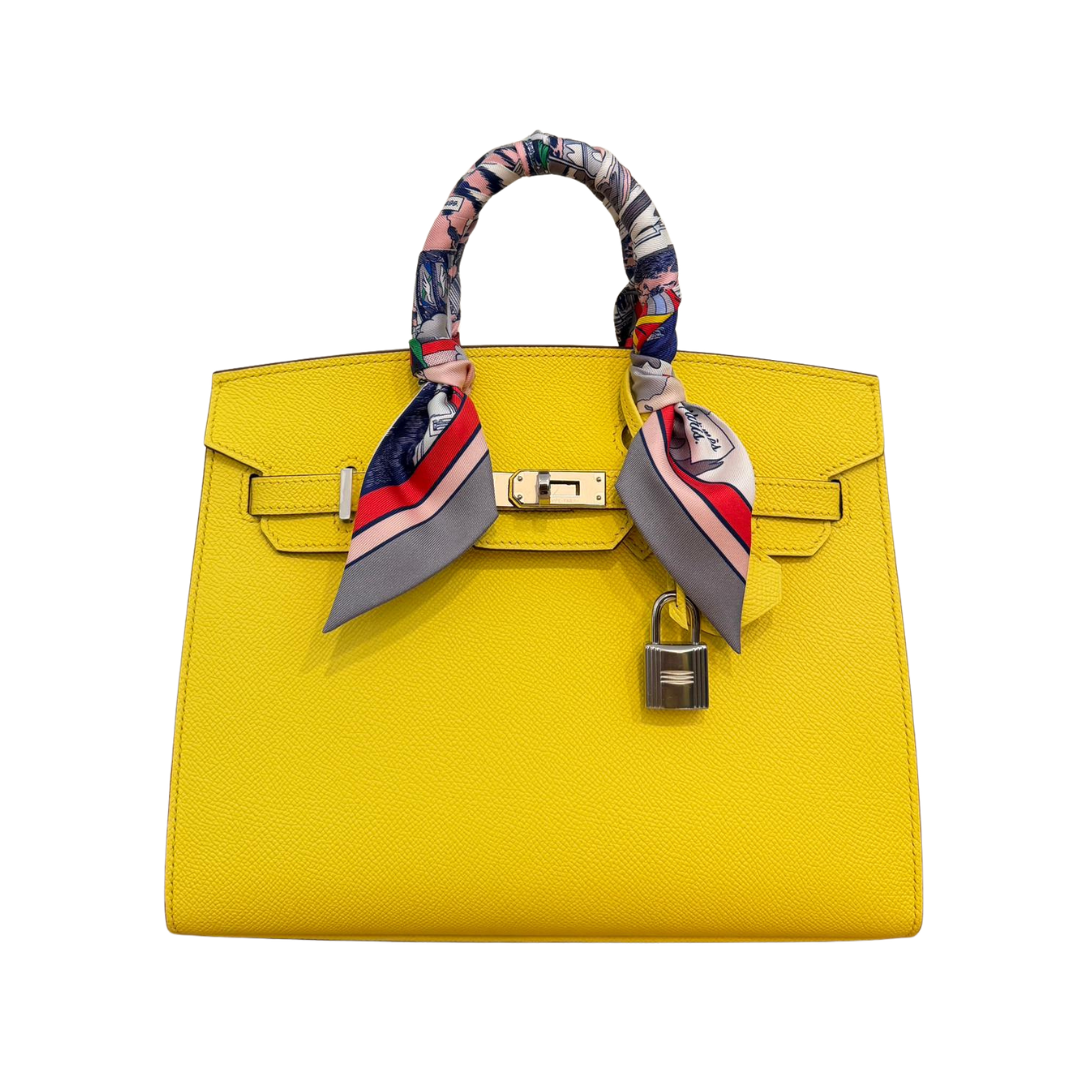 Hermès Birkin Sellier 25: Jaune Citron