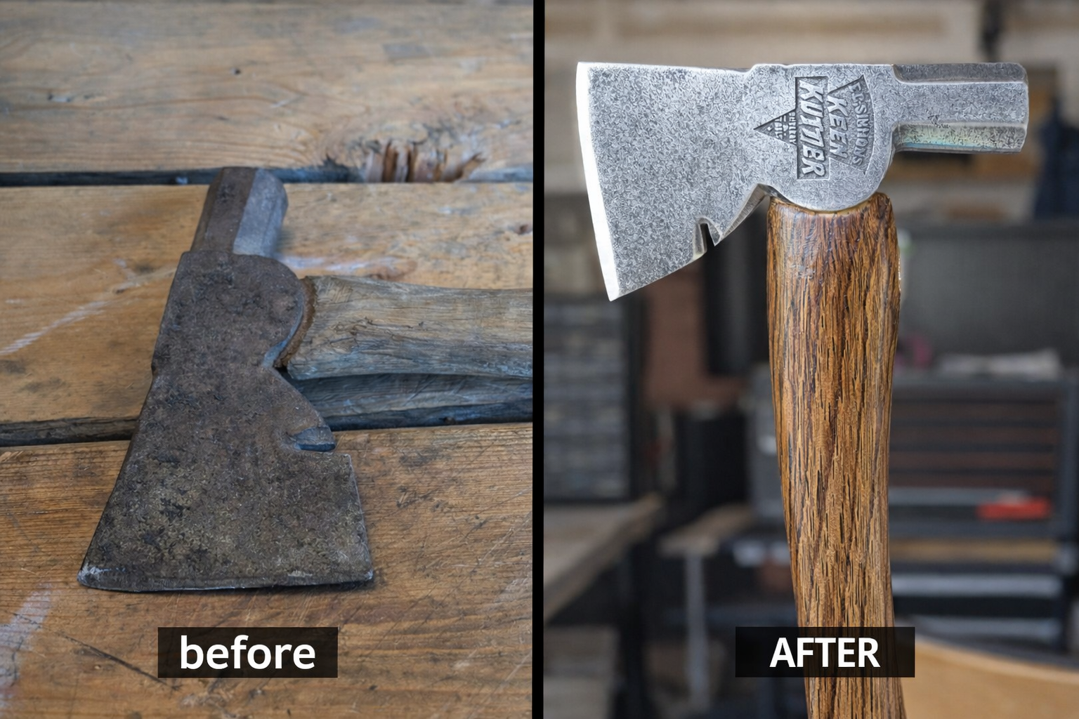 Before and after carpenters axe.png