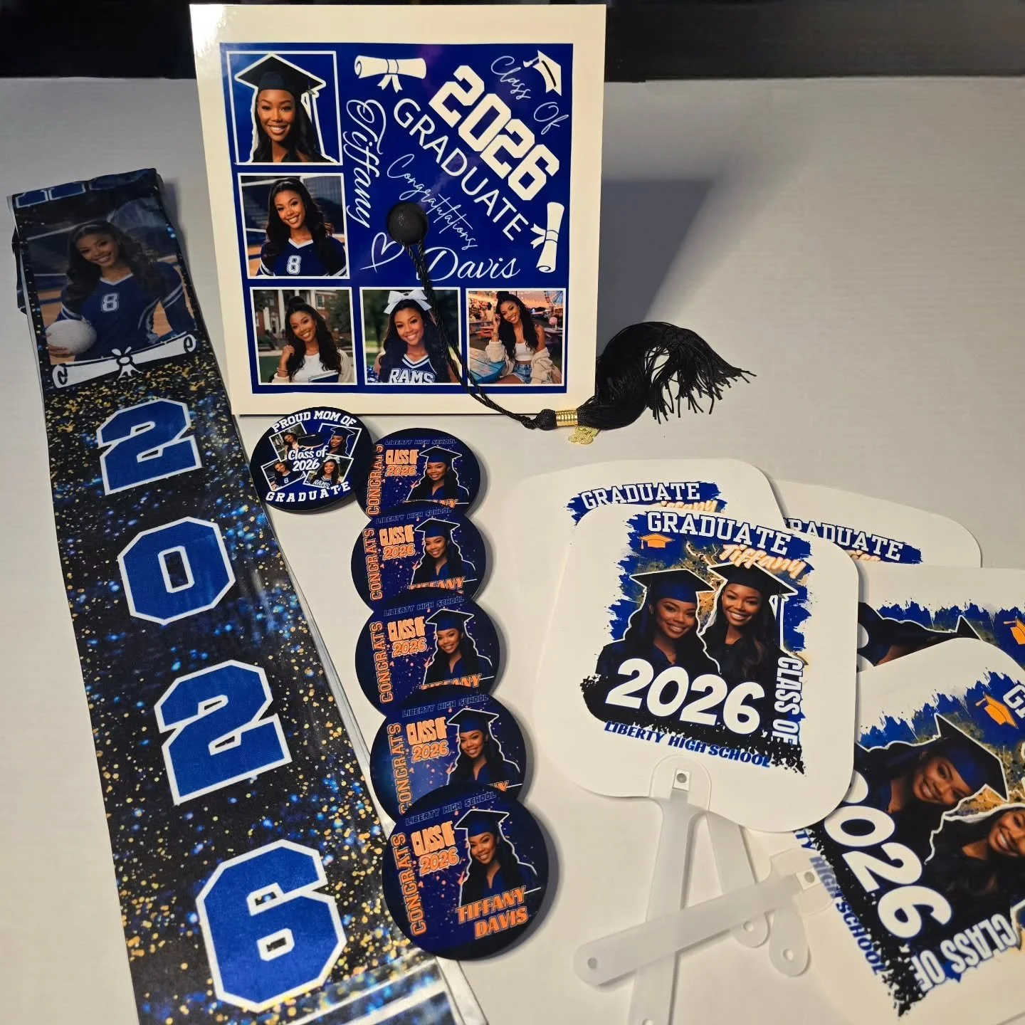 It&rsquo;s more than graduation&mdash;it&rsquo;s a moment 🎓💙

Celebrate your graduate with a fully customized bundle designed to stand out.

🎓 Celebration Grad Bundle &mdash; $80
🎓 Ultimate Grad Celebration Bundle &mdash; $100

✨ Personalized des