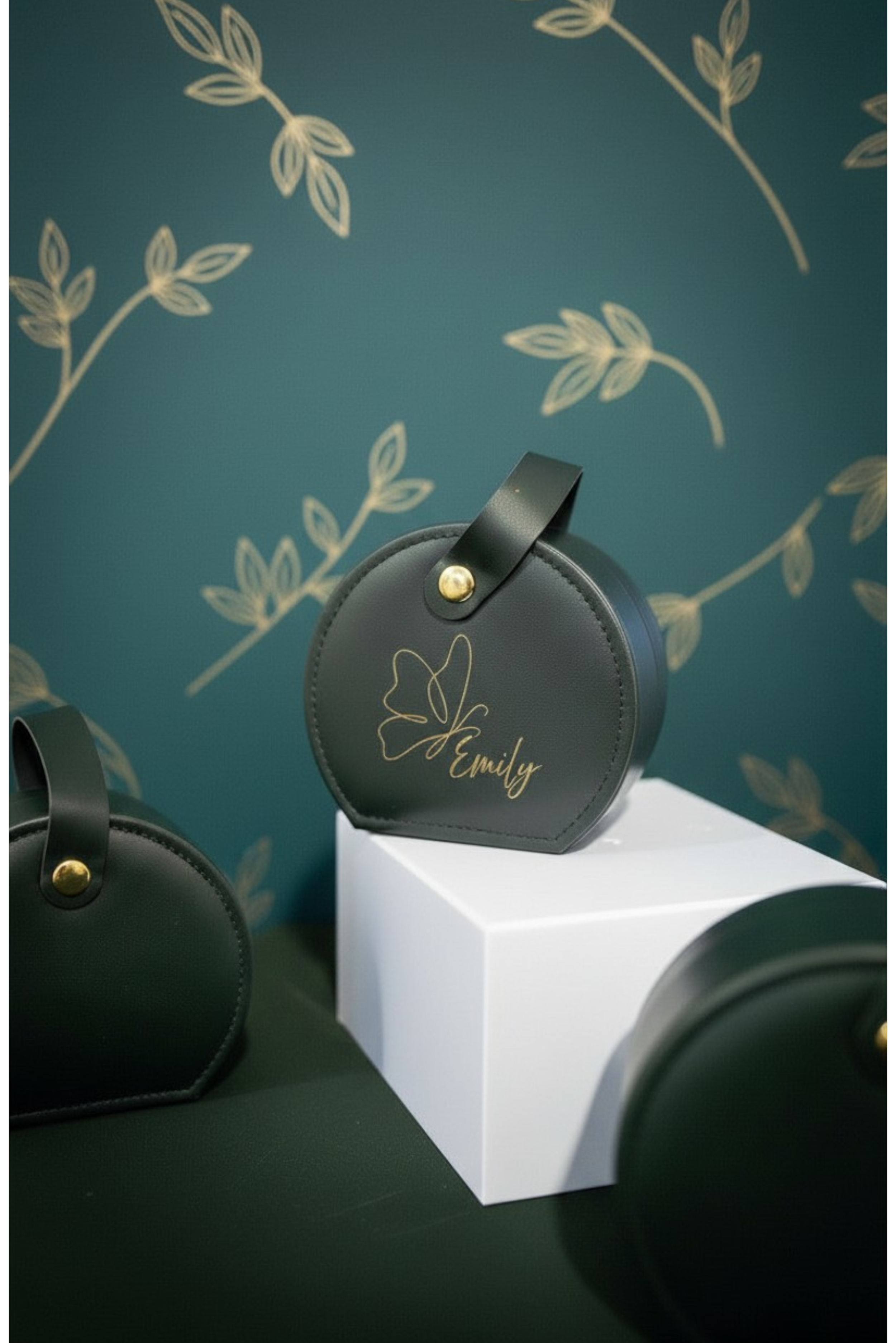 Personalized Travel Jewelry Case