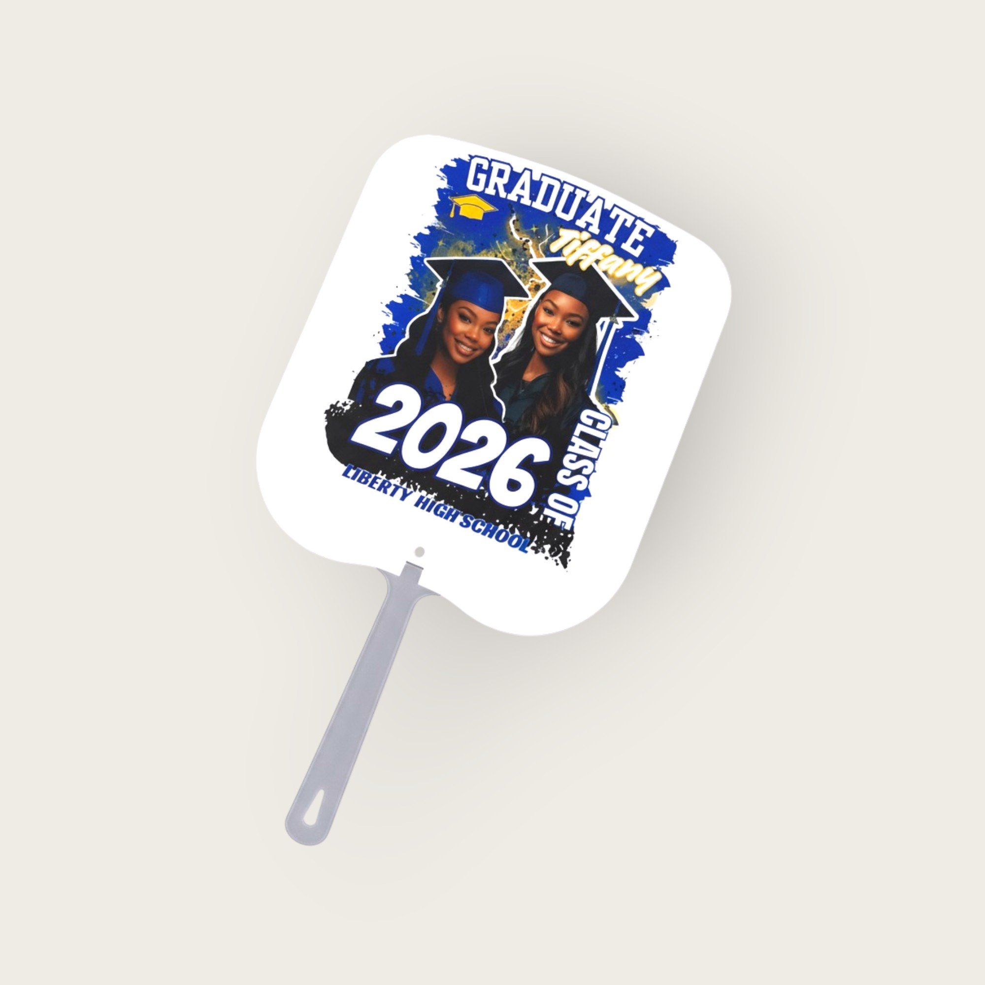 Custom Graduation Fan