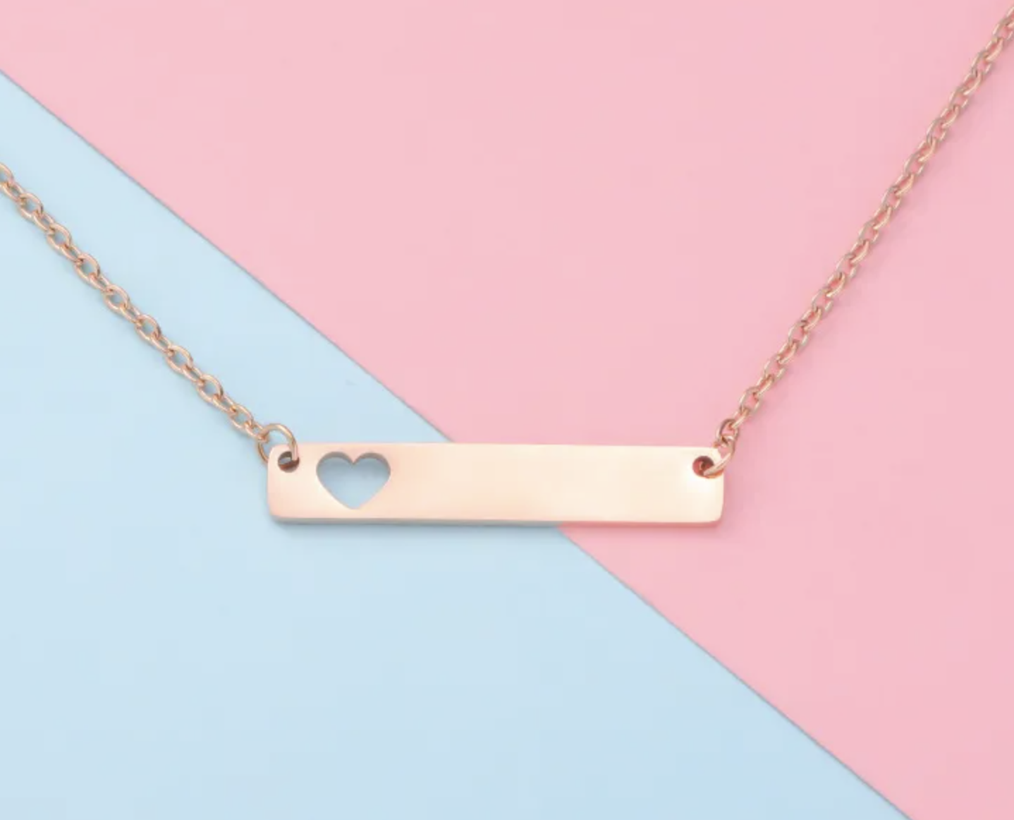 Personalized Cable Chain Engraved Necklace