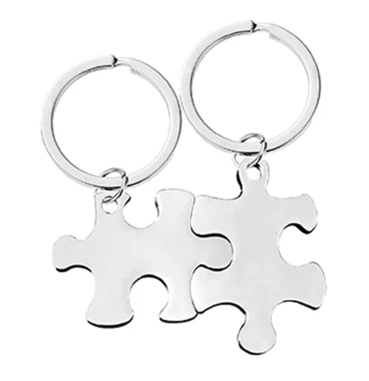 Personalized Vintage Jigsaw Engraved Keychain