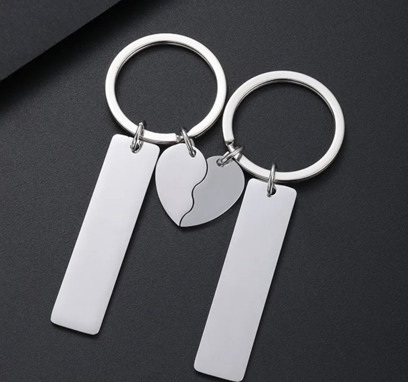 Connected Hearts Keychain