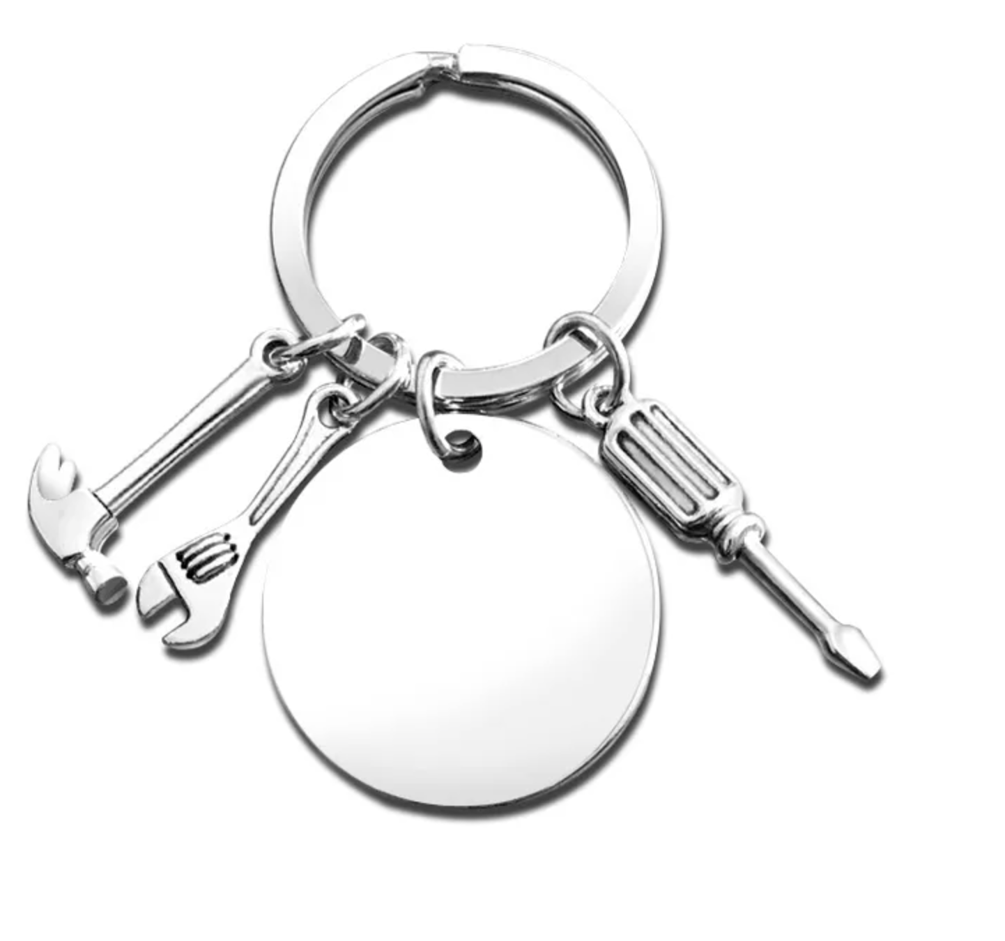 Personalized Tool-Style Engraved Keychain
