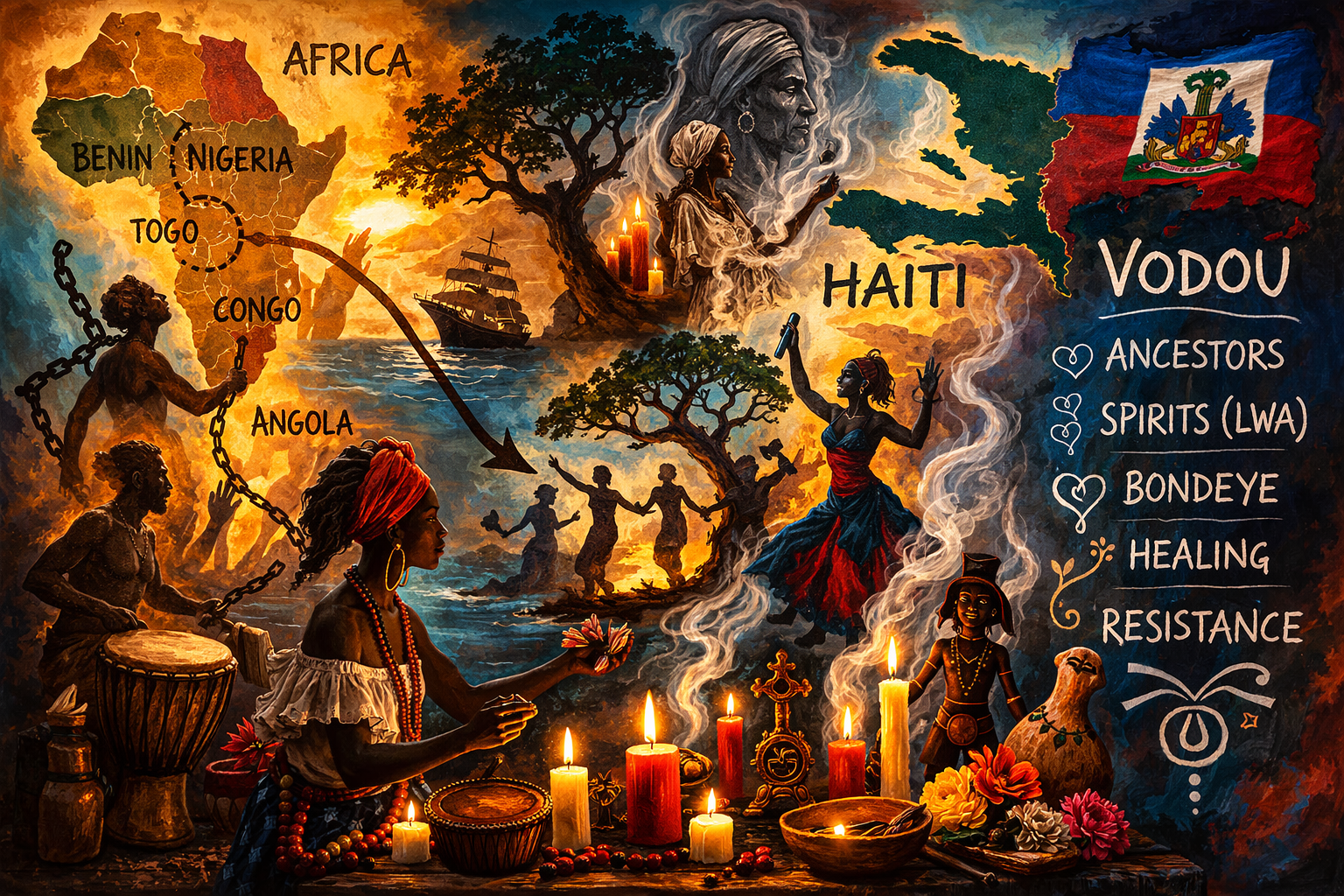 Kote Nou Soti: Nesans Vodou ak Enfliyans li sou Pèp Ayisyen an