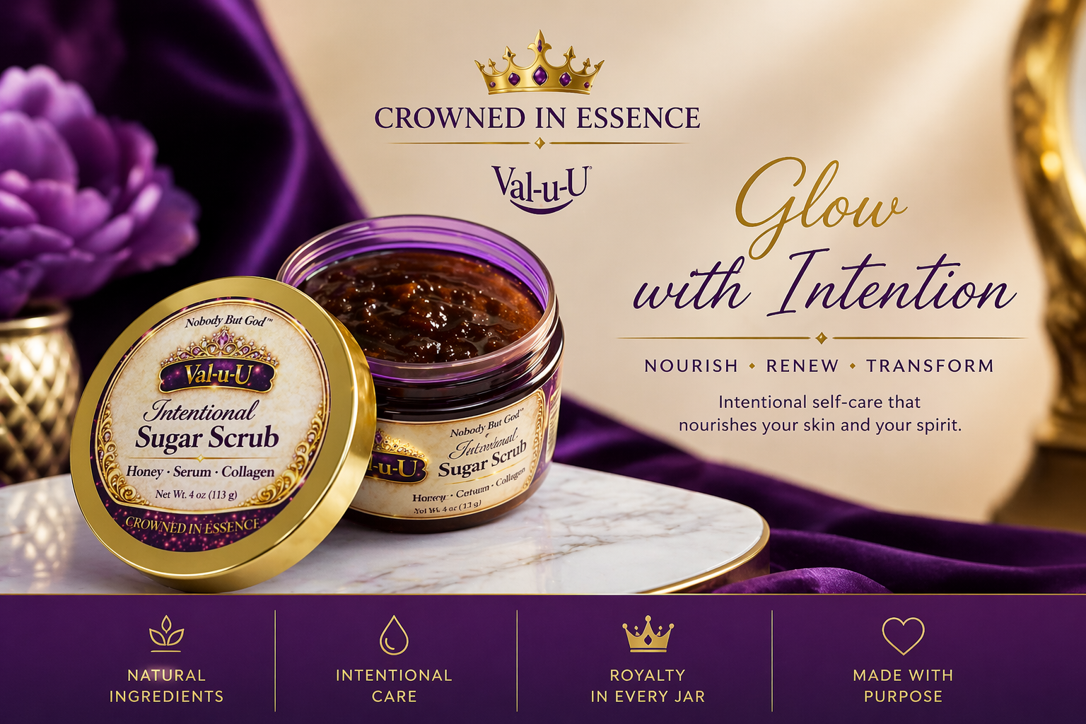 Crowned in Essence Sugar Scrub  Purple.png