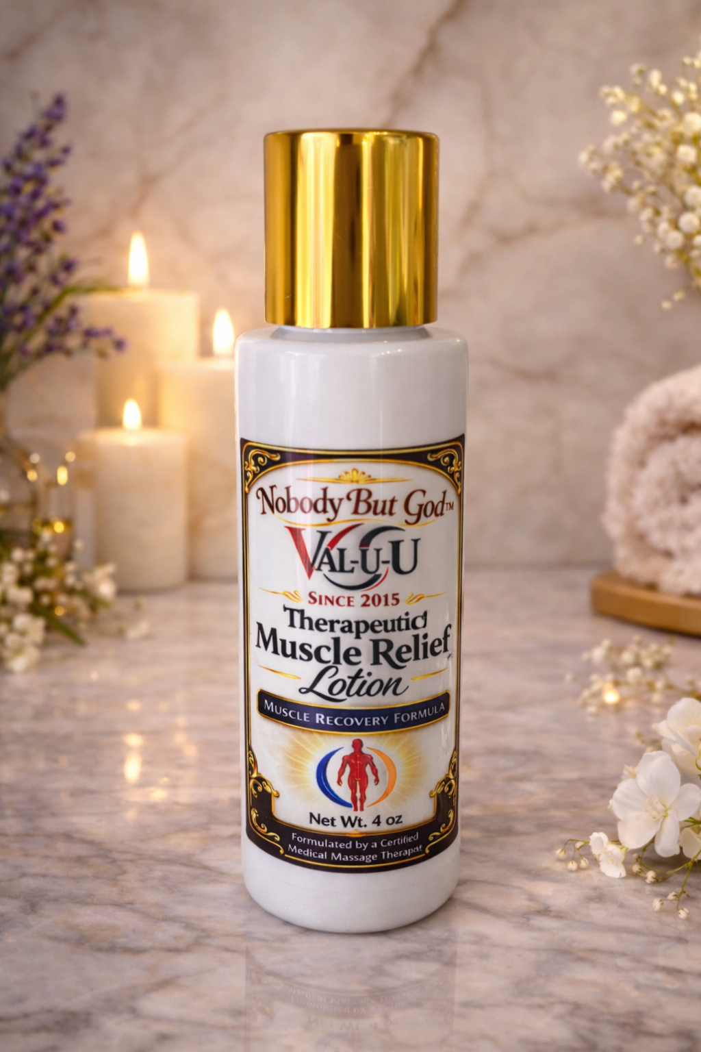 Val-u-U Therapeutic Muscle Ease Recovery Lotion 4 oz