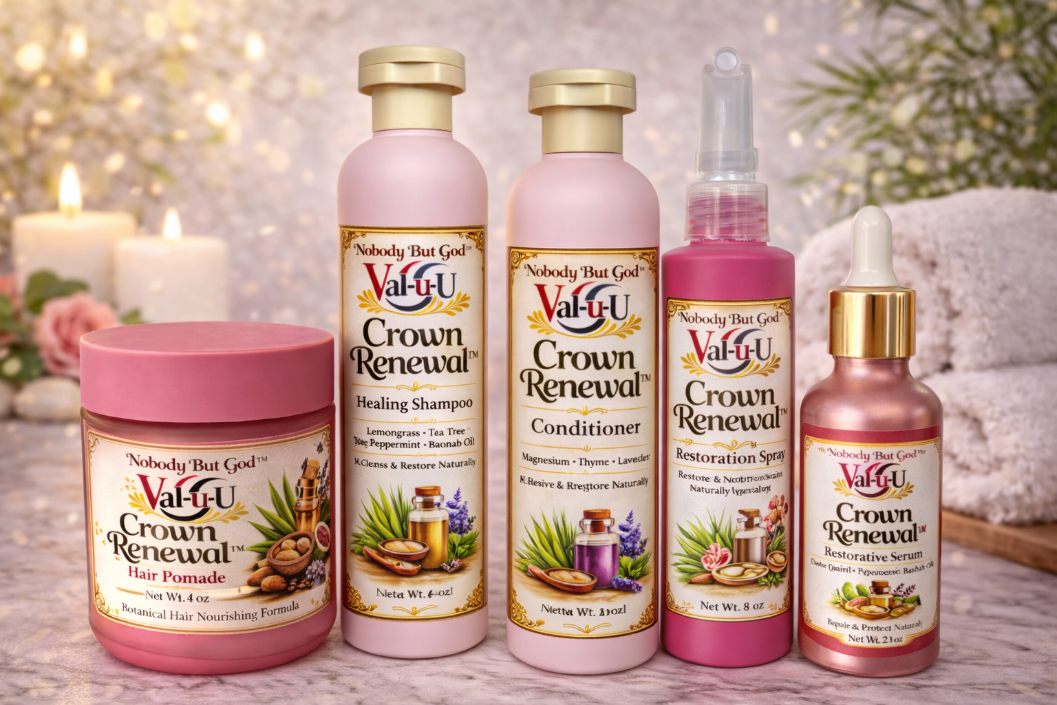 Crown Renewal Healing Hair Set