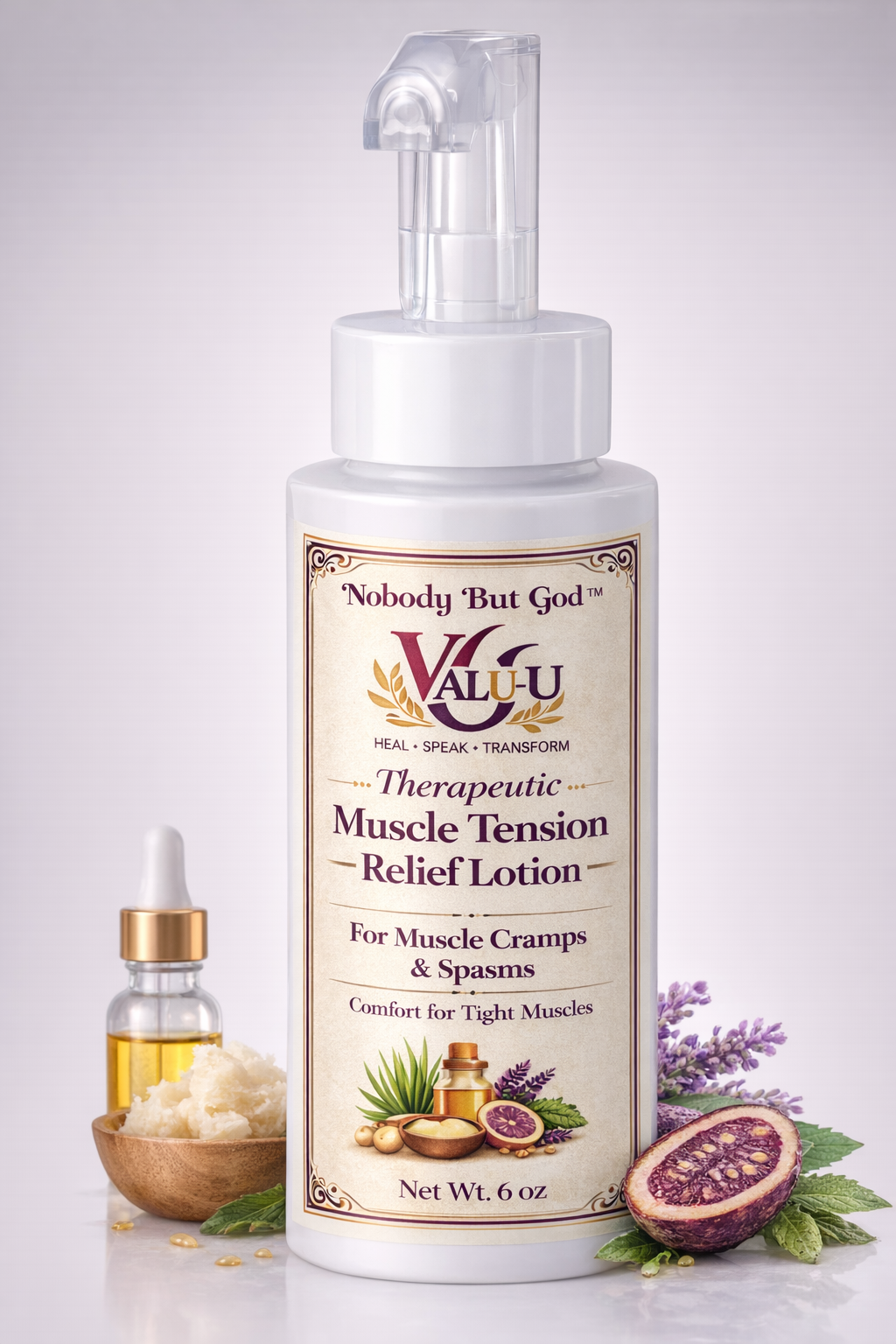 Muscle Tension Relief Lotion  Recovery Formula