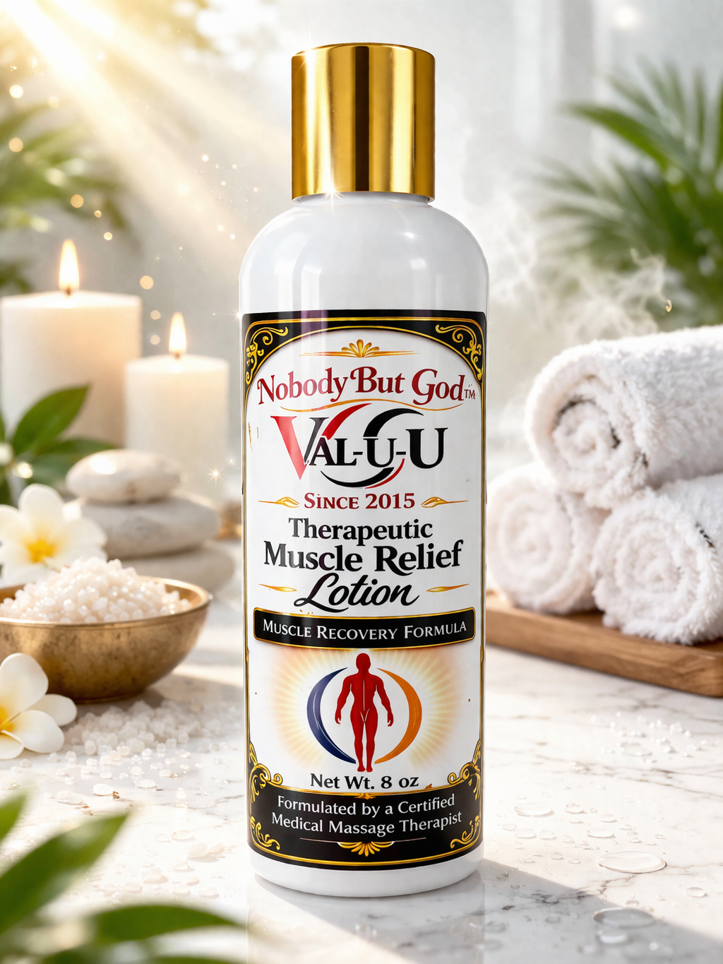 Val-u-U Therapeutic Muscle Ease Recovery Lotion 8oz