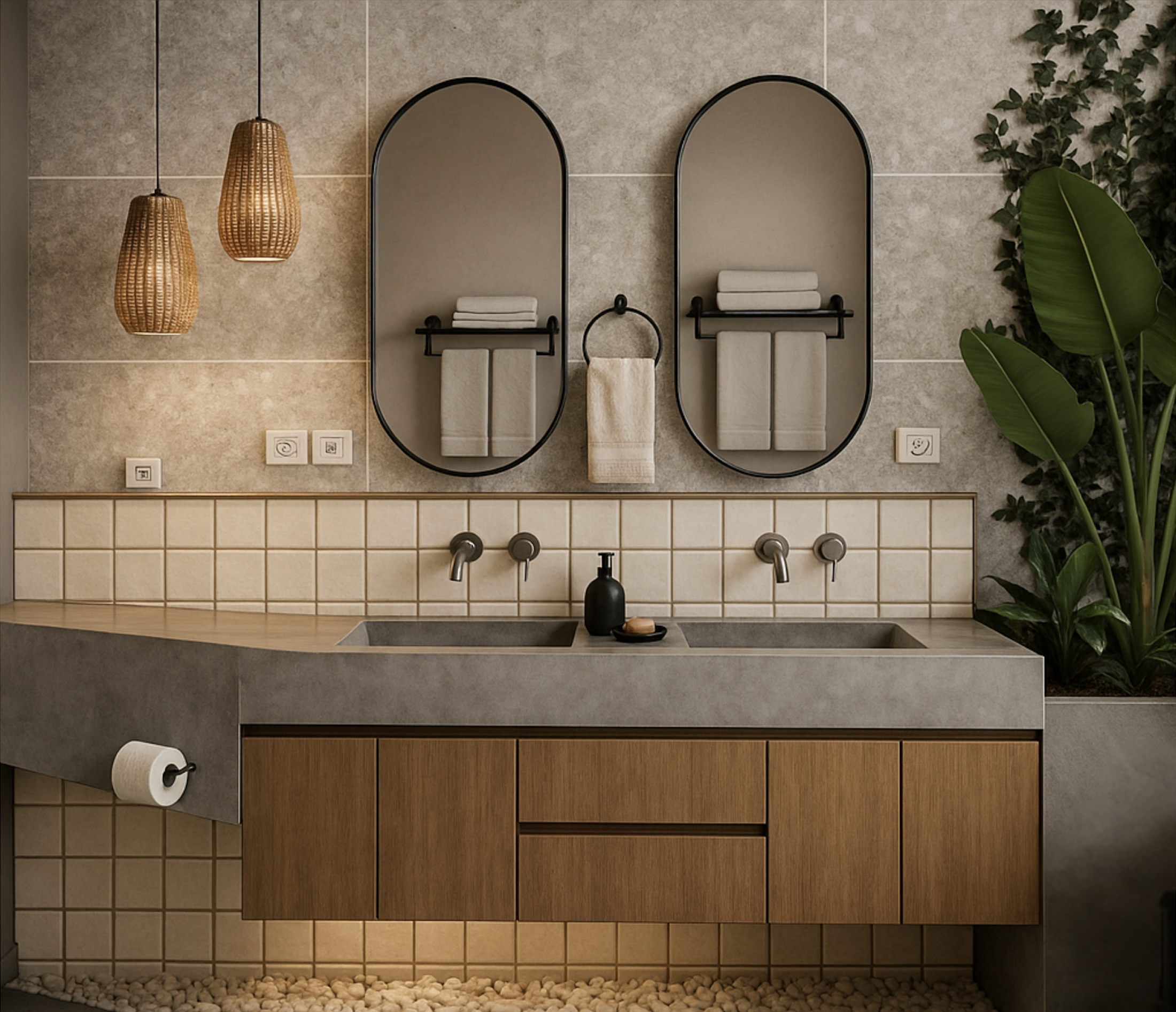 N&L Residence. Bathrooms and Kitchen Remodeling