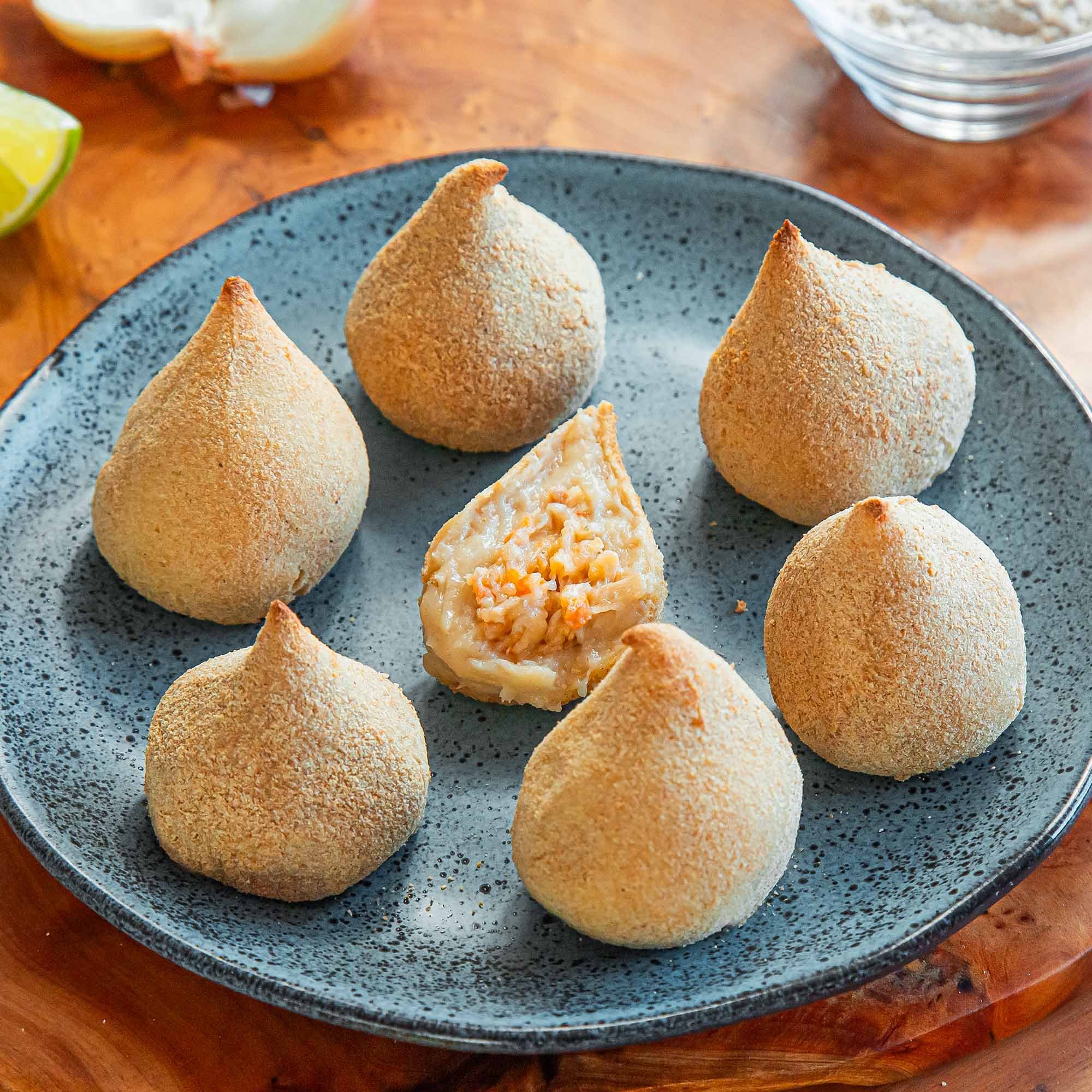 Coxinha de Batata Doce com Frango
