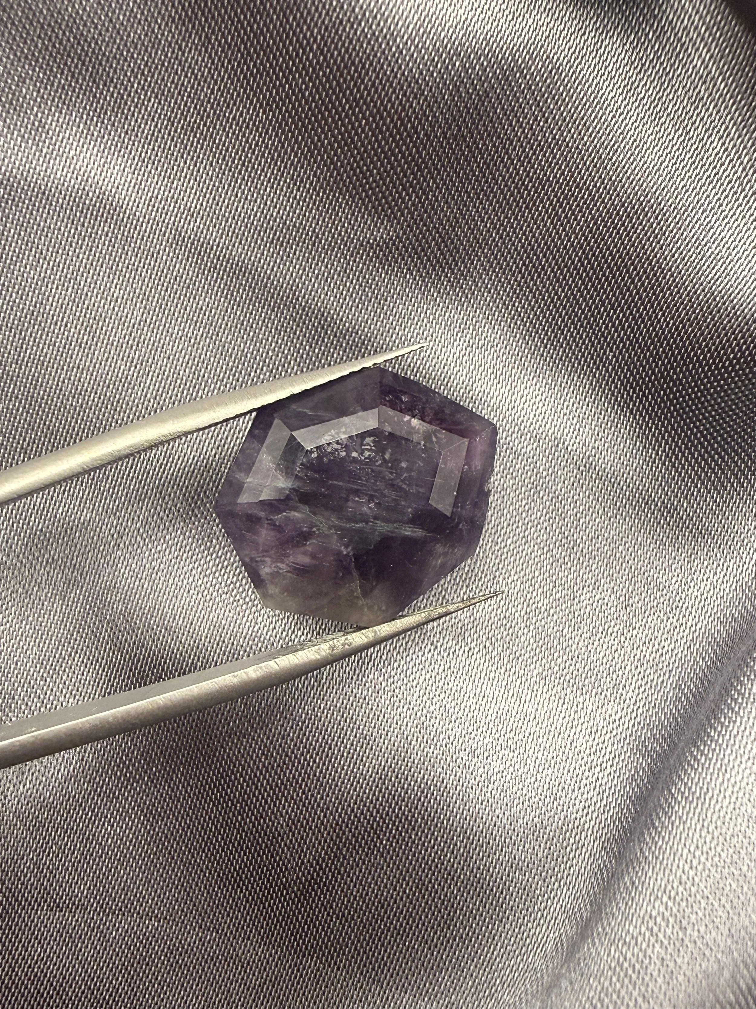 Hexagon Amethyst Crystal Gemstone