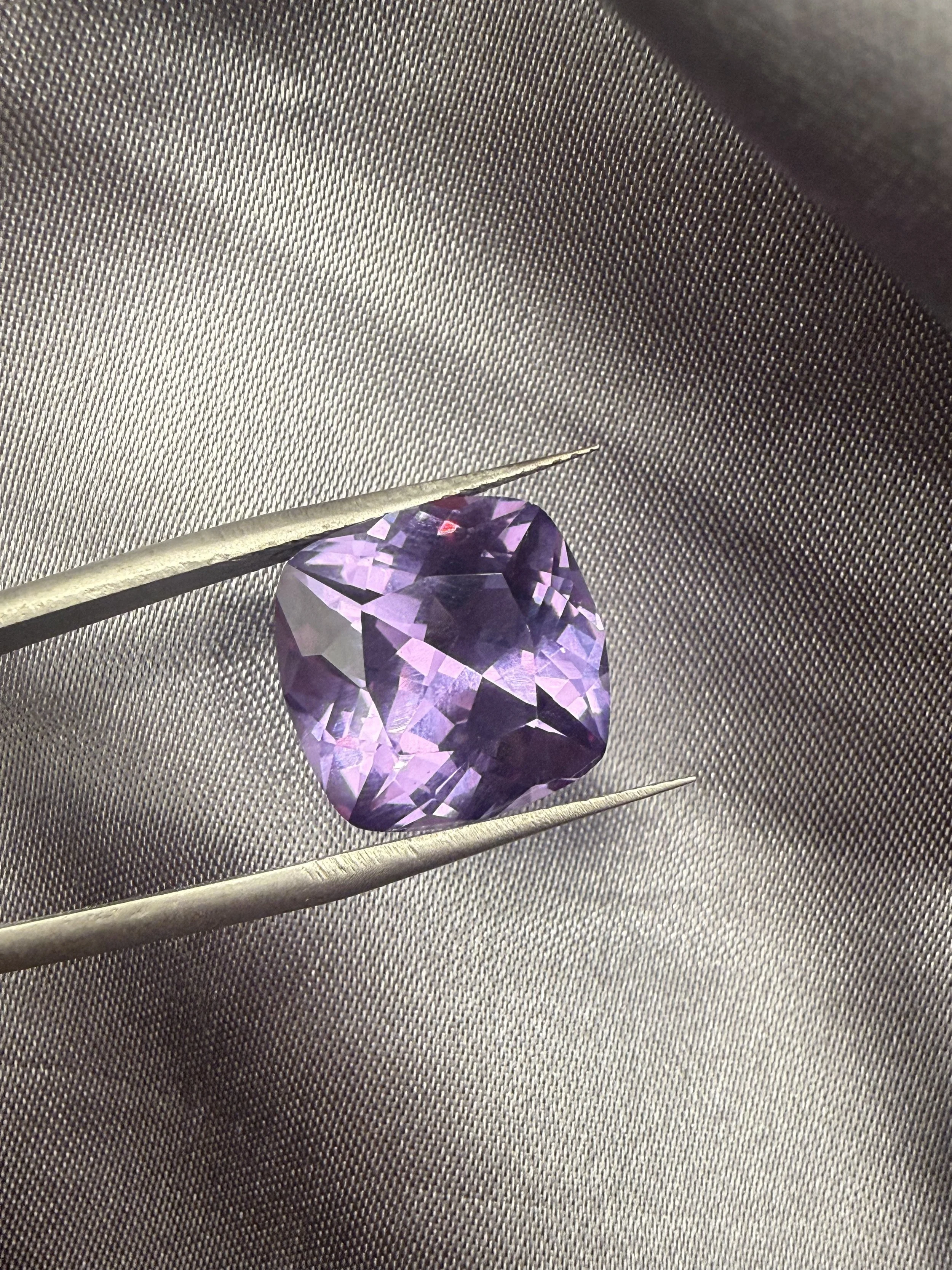 Exquisite Cushion-Cut Purple Alexandrite