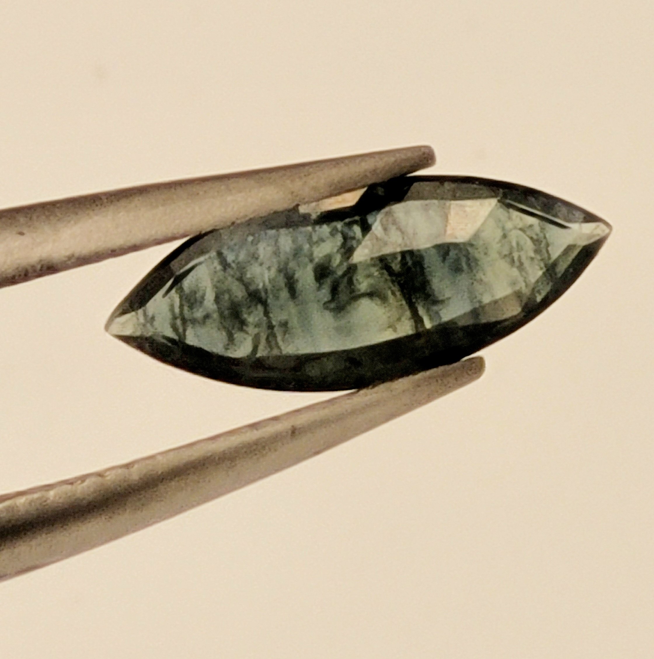 Marquise cut Green Alexandrite