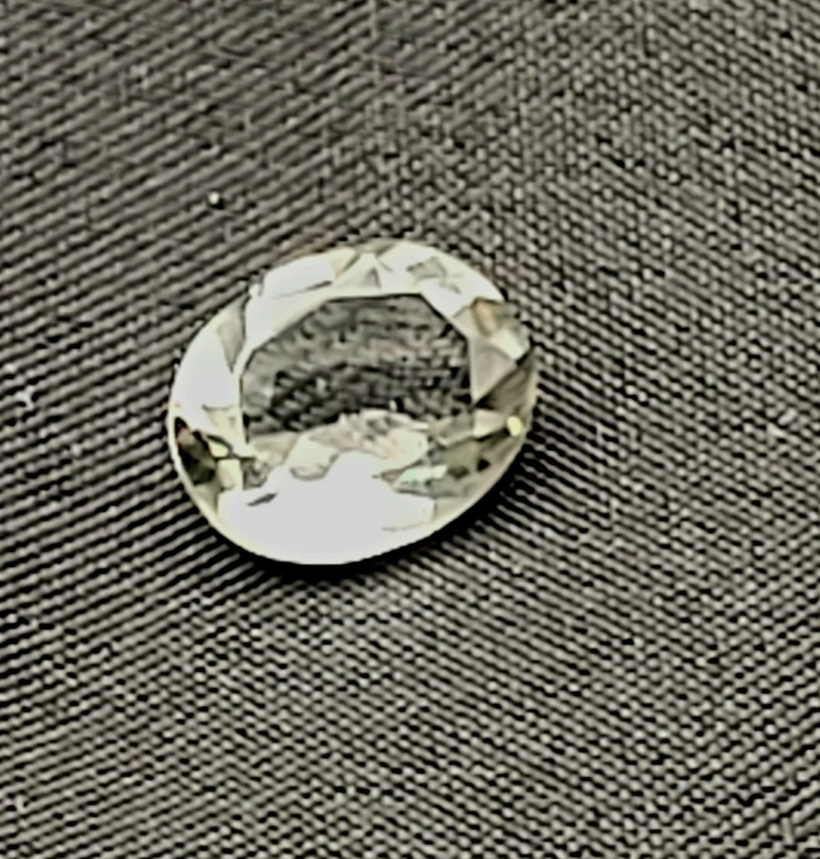 Cushion cut Green Amethyst