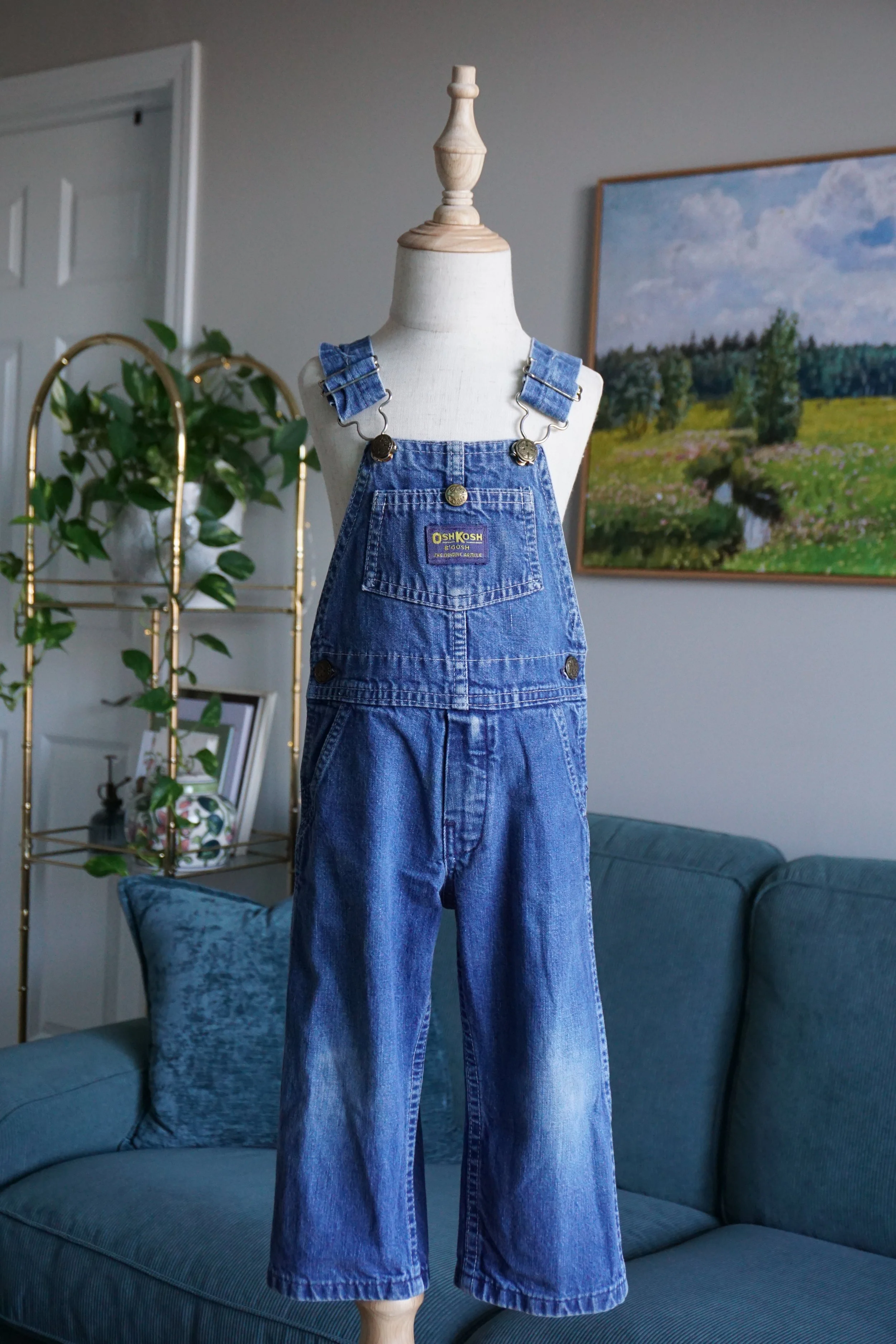 1990’s Classic OshKosh Denim Overalls