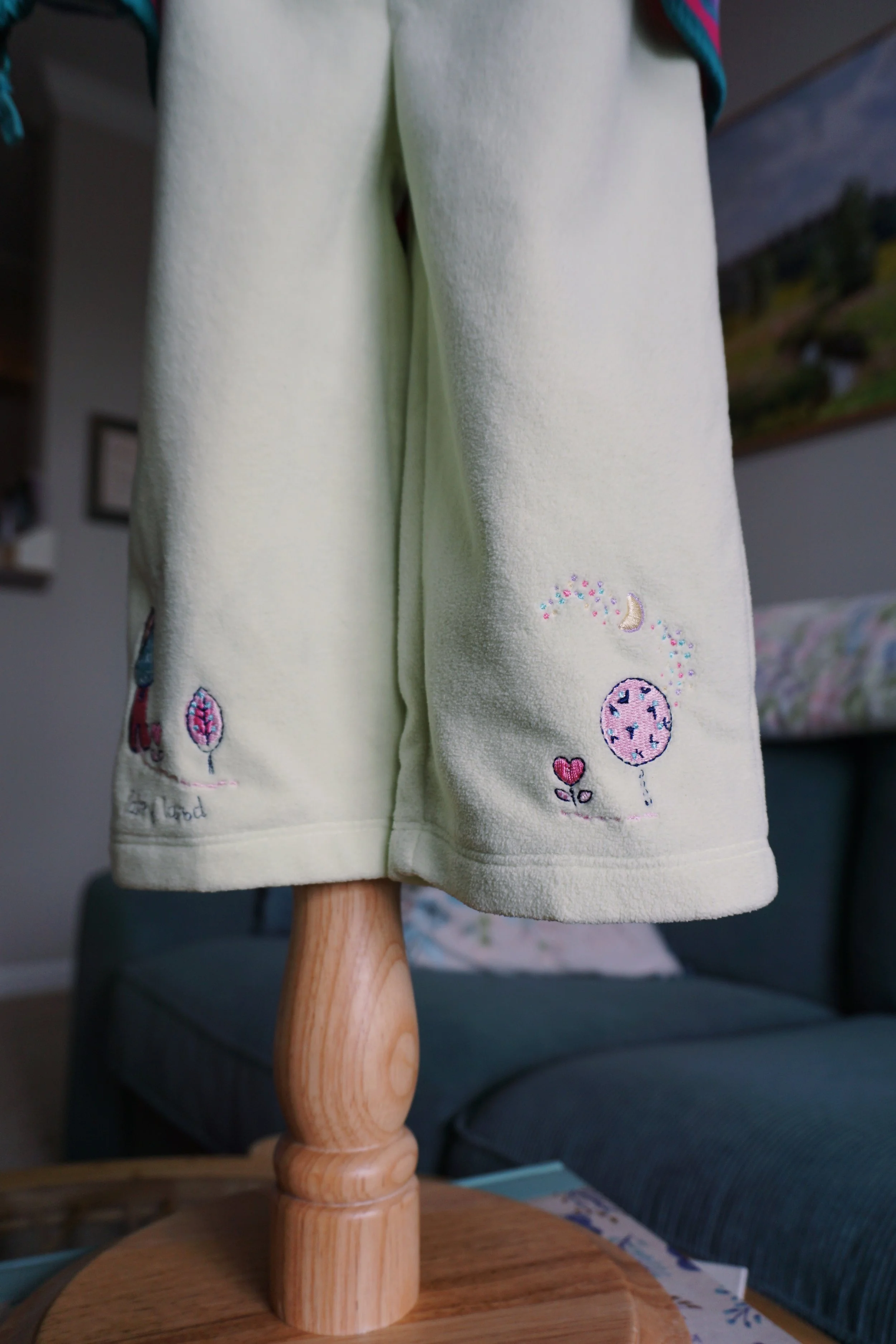 Fairyland Embroidered Fleece Pants