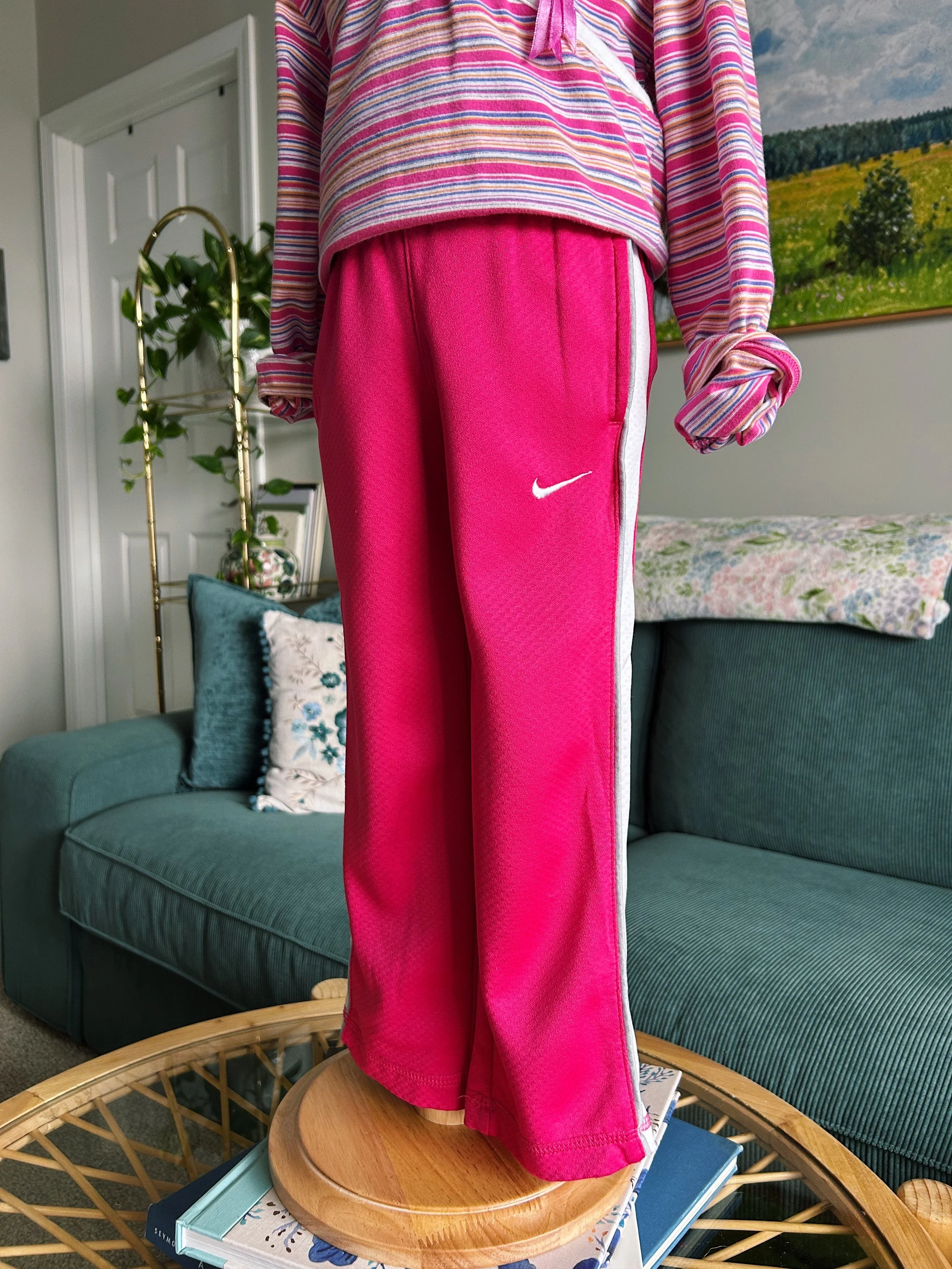 Vintage Bright Pink Nike Athletic Pants