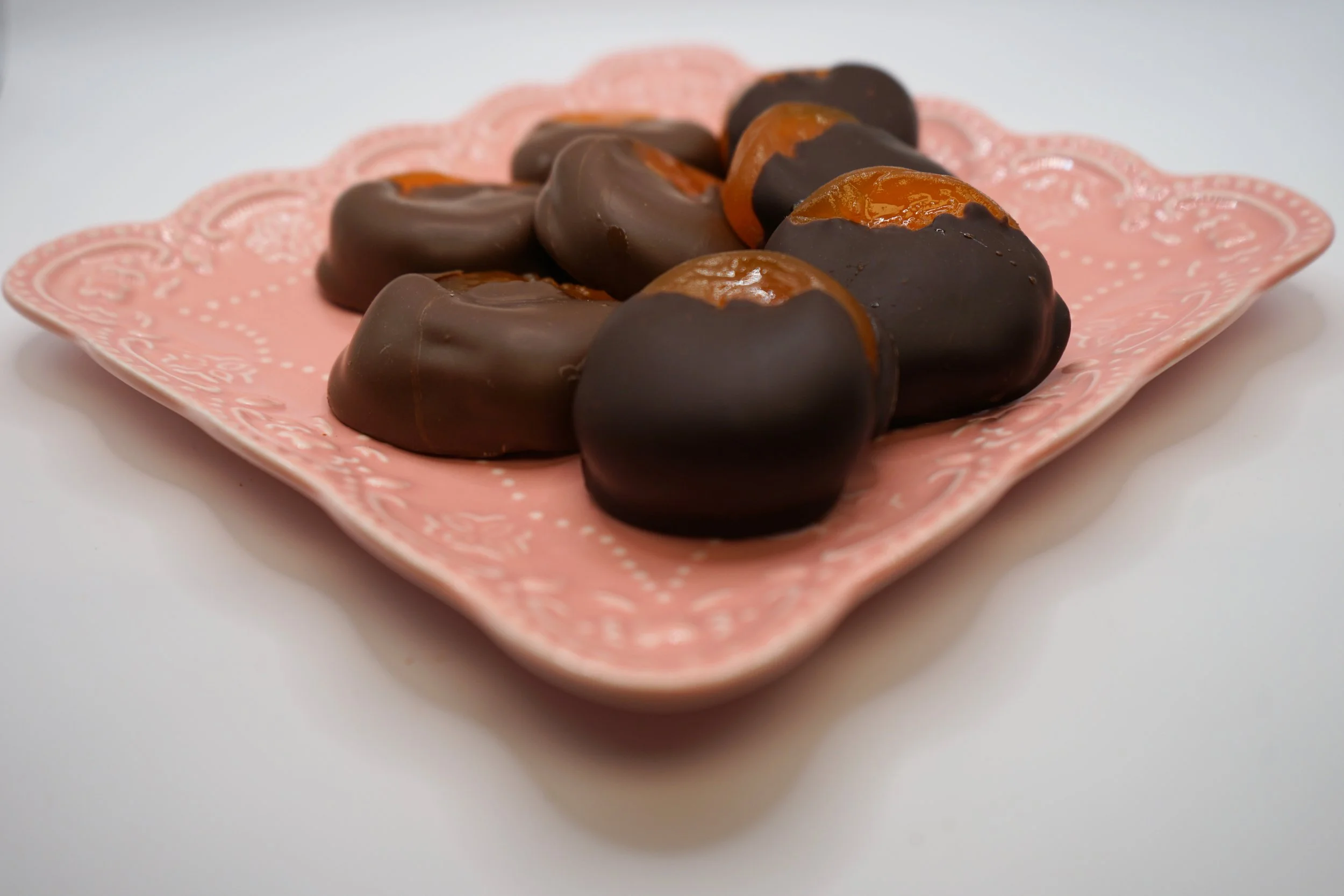 Chocolate Glazed Apricots