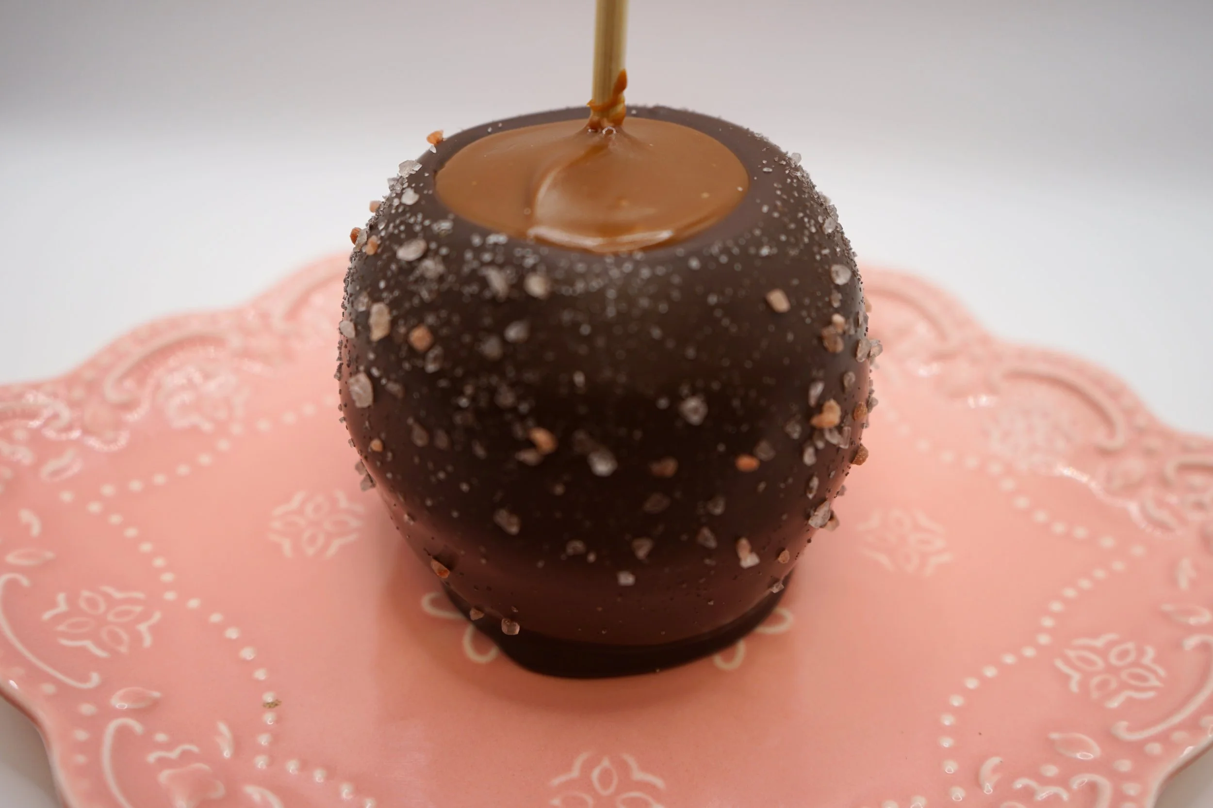 Dark Chocolate & Sea Salt Caramel Apple