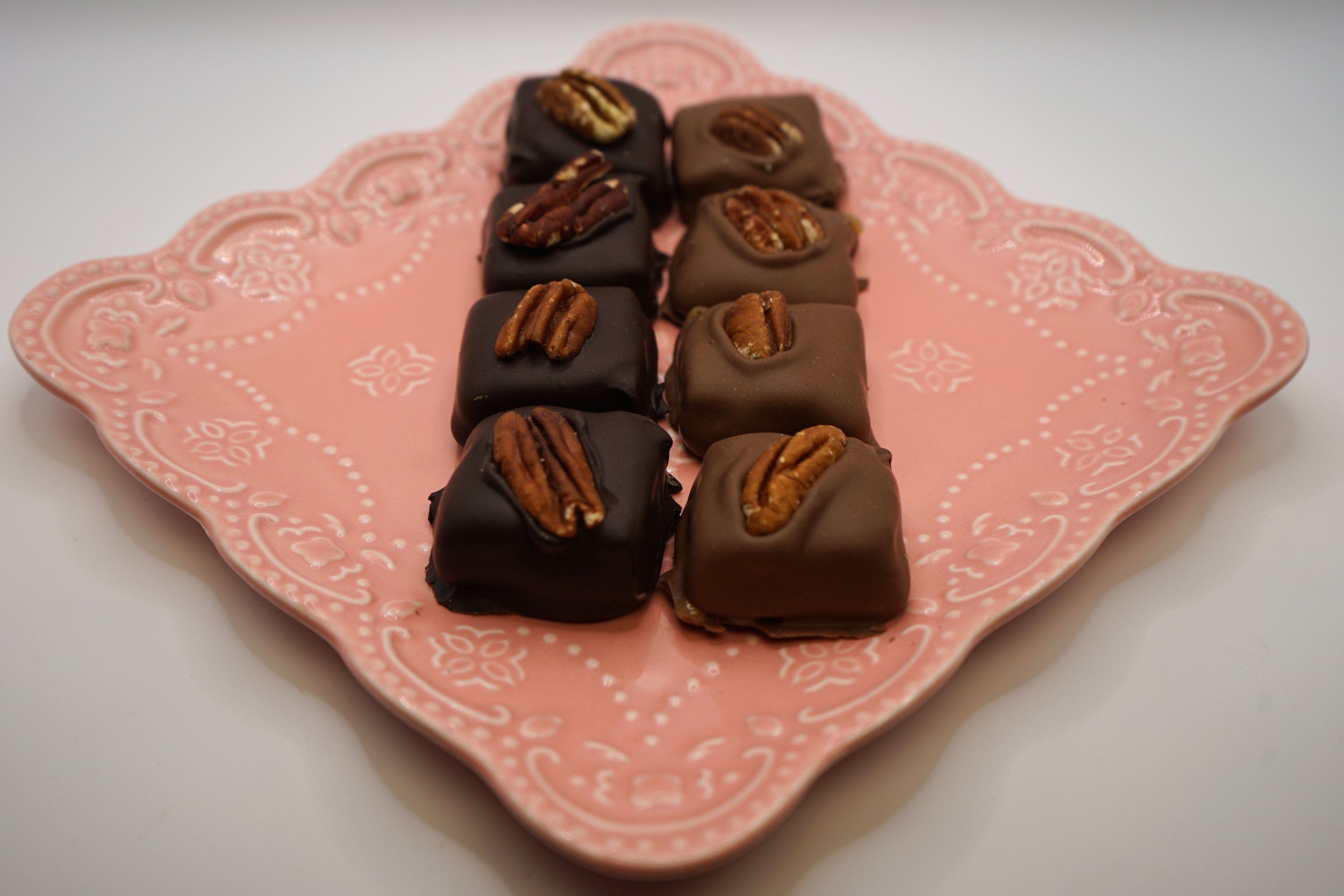 Sugar Free Pecan Turtles