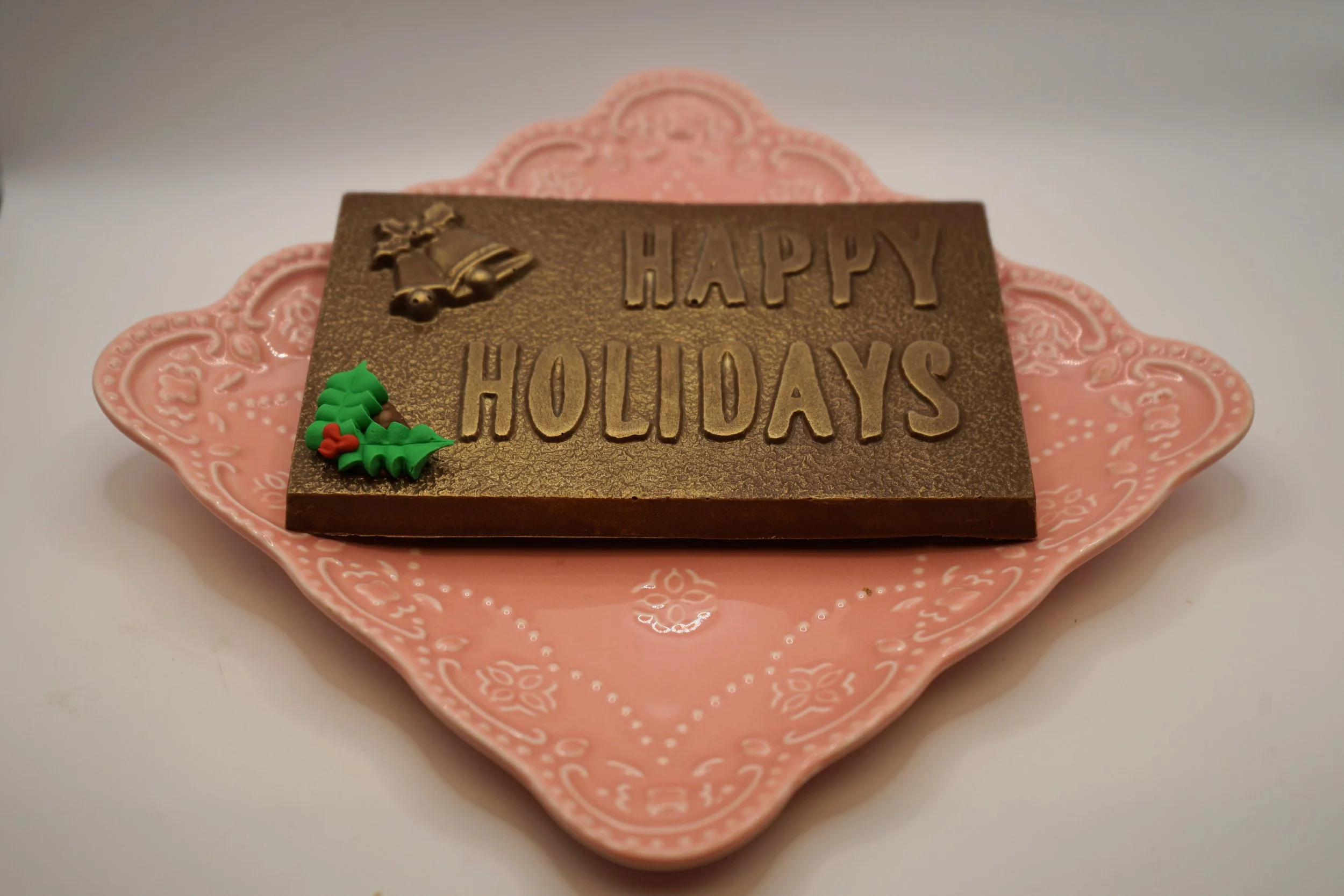 Happy Holidays Chocolate Bar