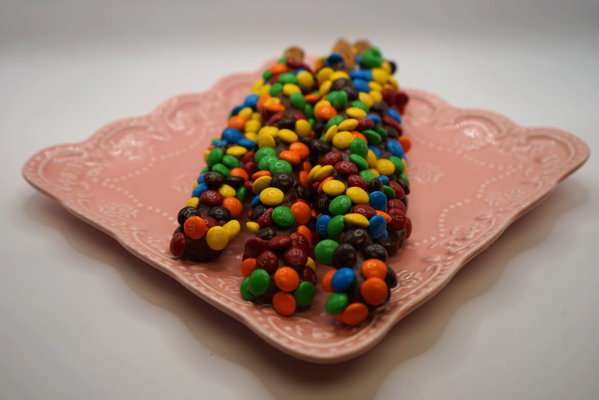 M&M Pretzel Rods