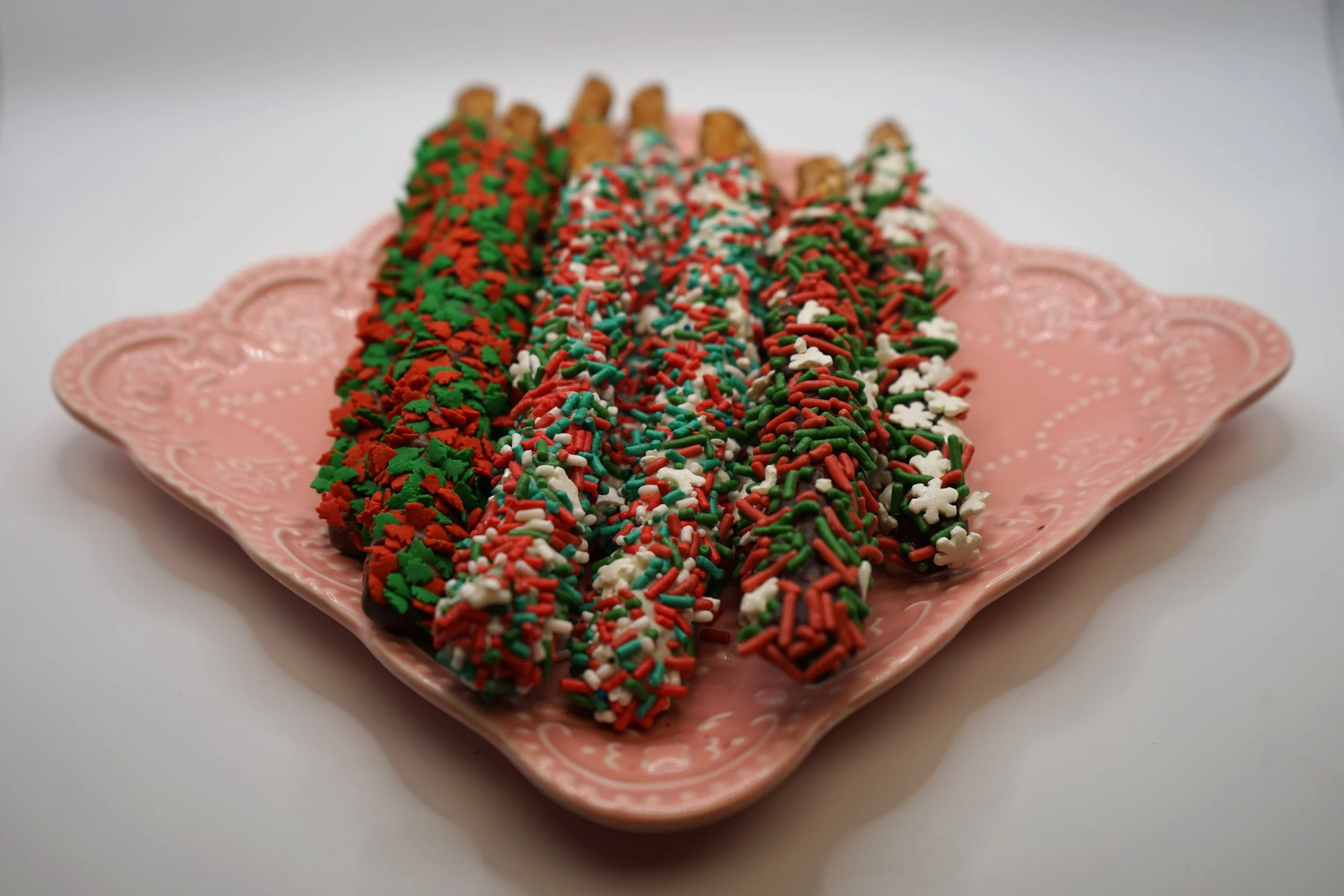 Sprinkle Pretzel Rod