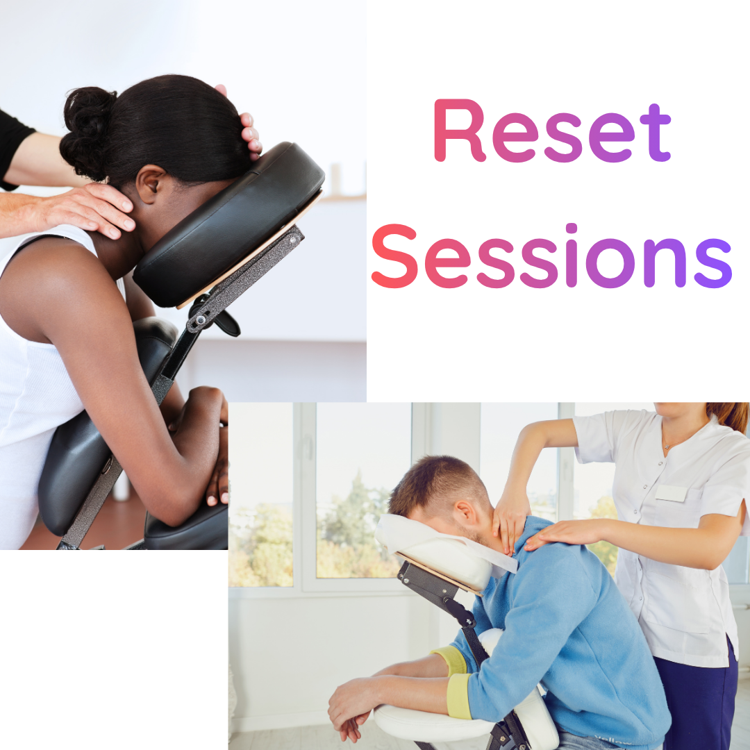 Two people receiving massage therapy in a spa or wellness setting.