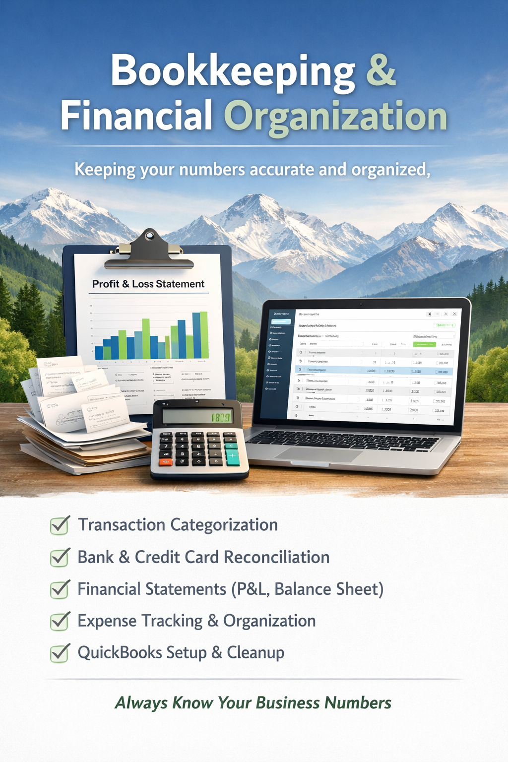 Bookkeeping & Financial Organization