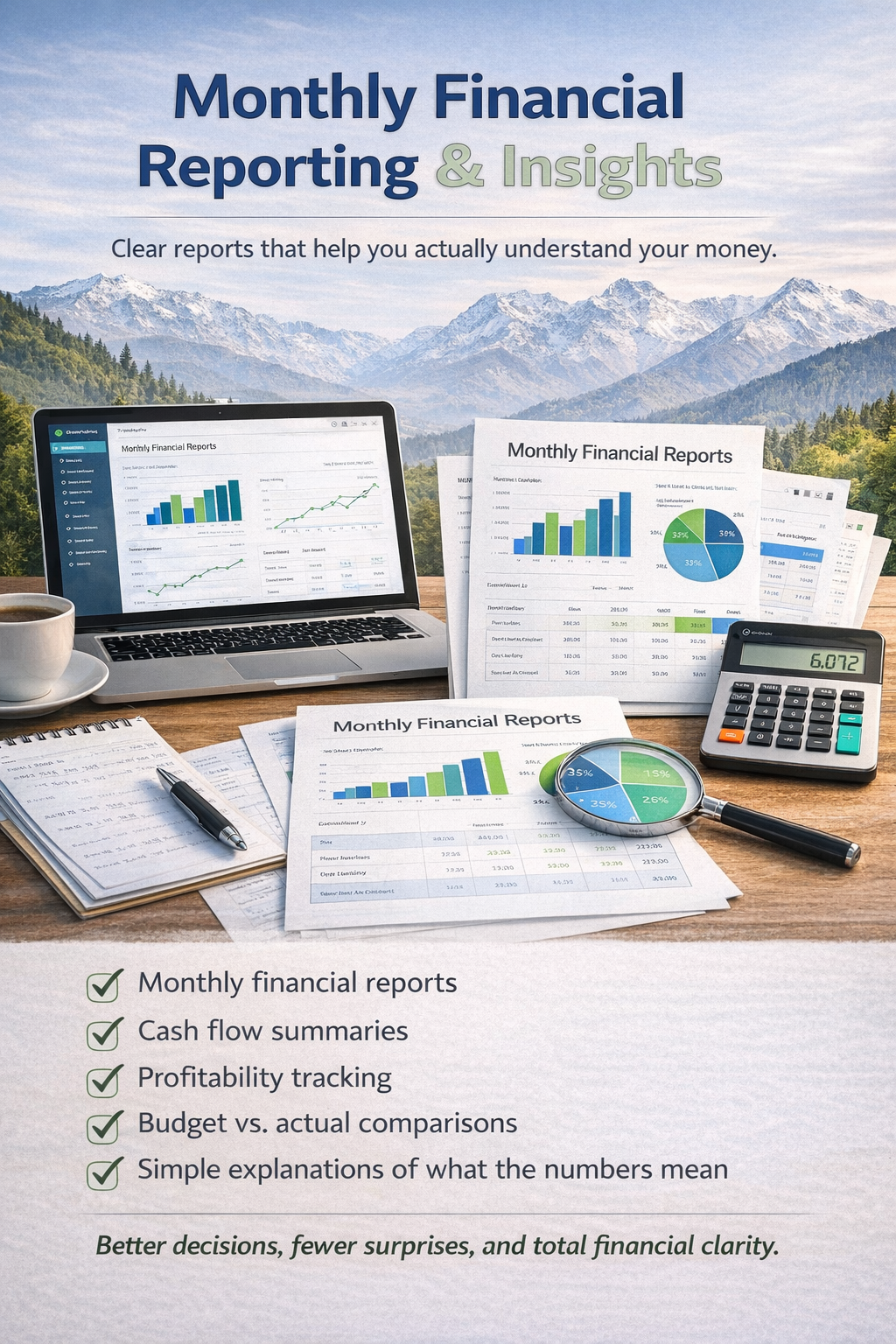 Monthly Financial Reporting & Insights