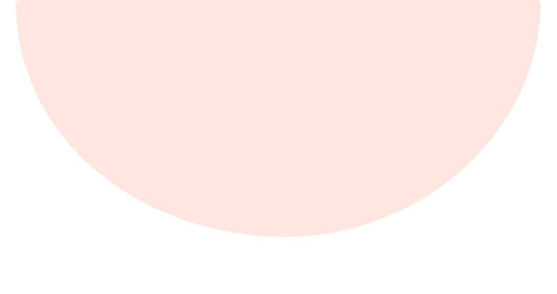 Close-up of a pale pink circle on a black background.