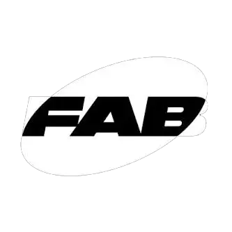 FABB logo in black and white with stylized oval background.
