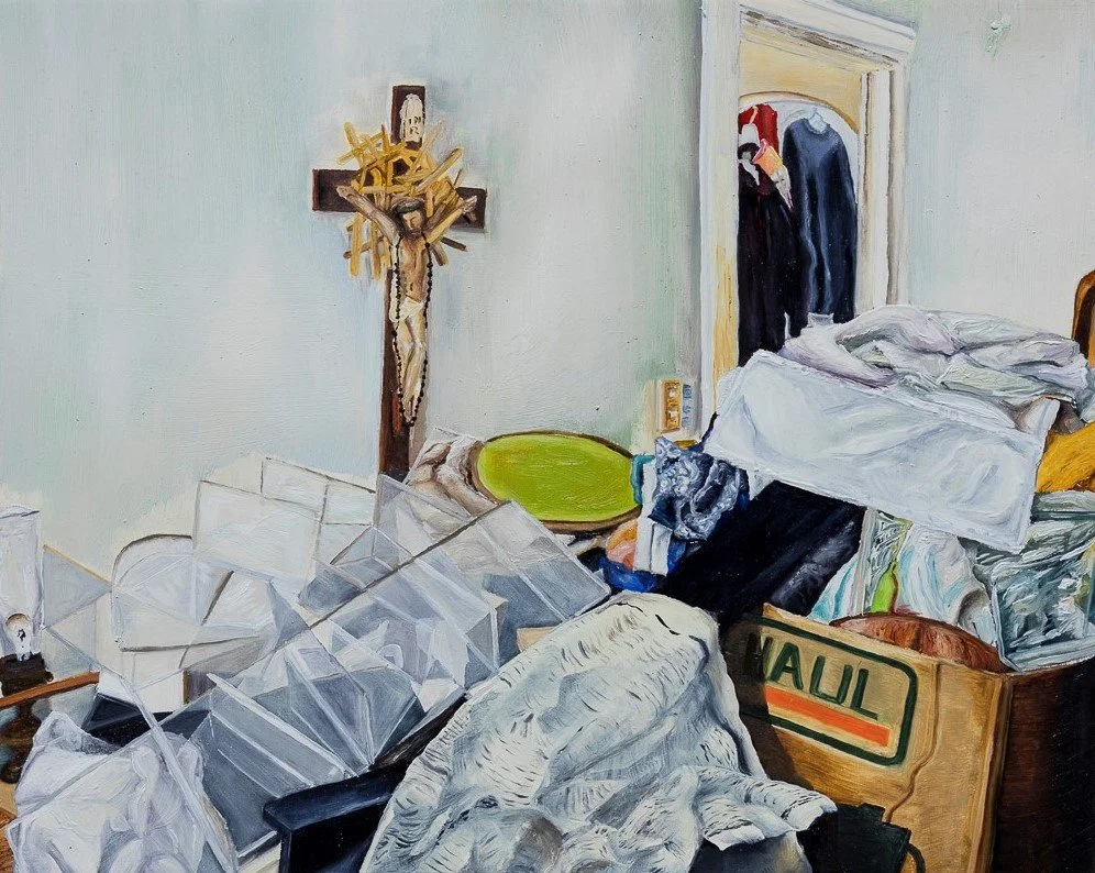   Untitled   (from series This 60-Second Test Will Amaze You!)  oil on panel  8’’x 10’’  2019 