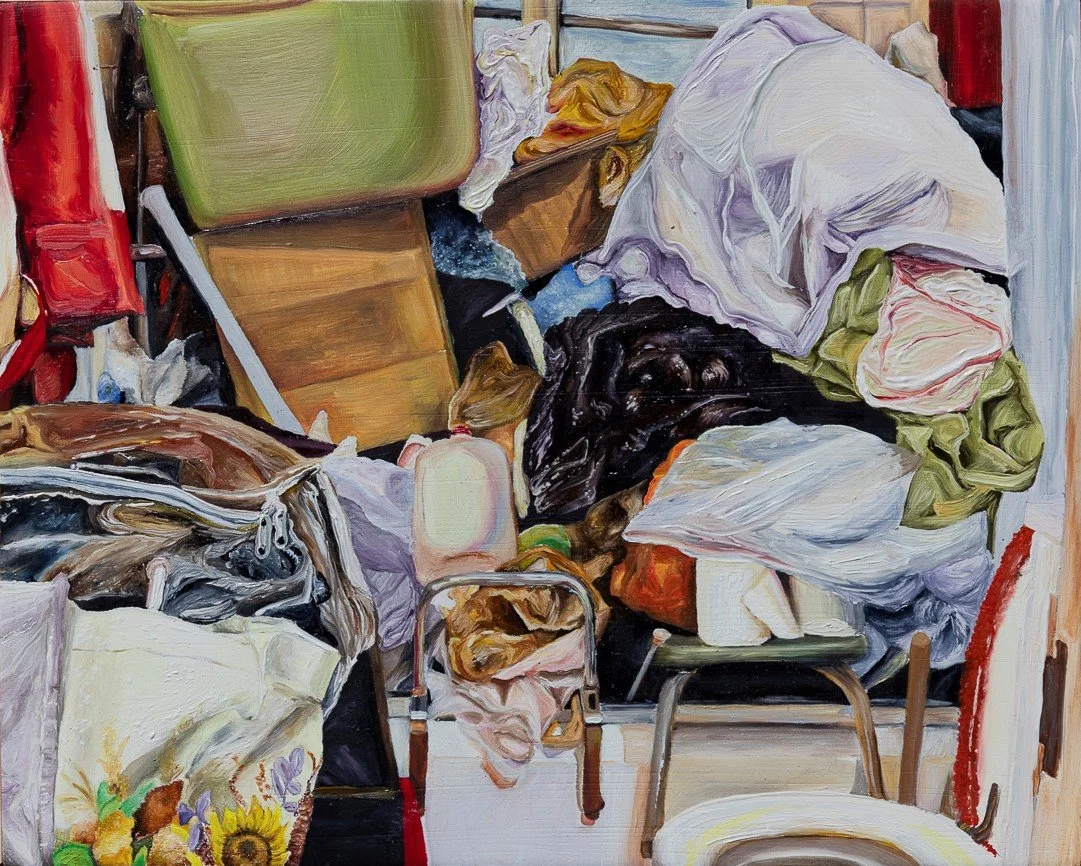   Untitled   (from series This 60-Second Test Will Amaze You!)  oil on panel  8’’x 10’’  2019 