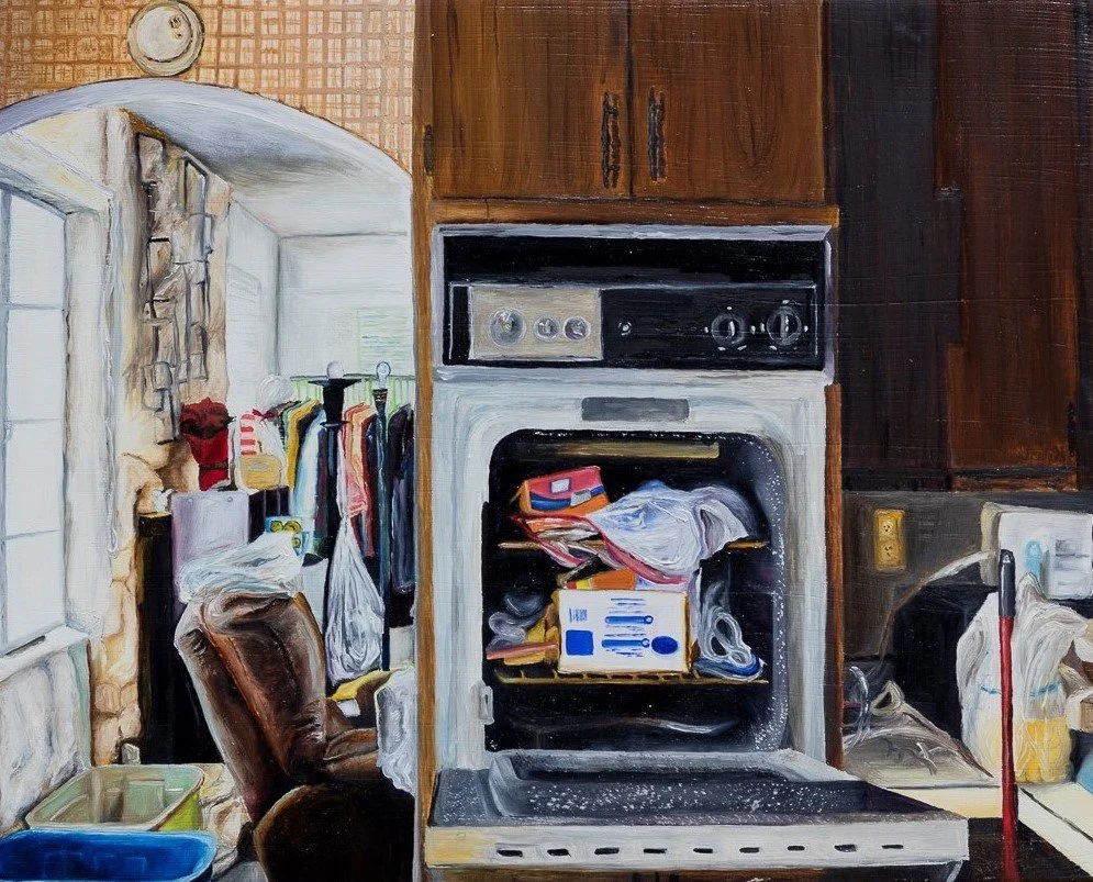   Untitled   (from series This 60-Second Test Will Amaze You!)  oil on panel  8’’x 10’’  2019 